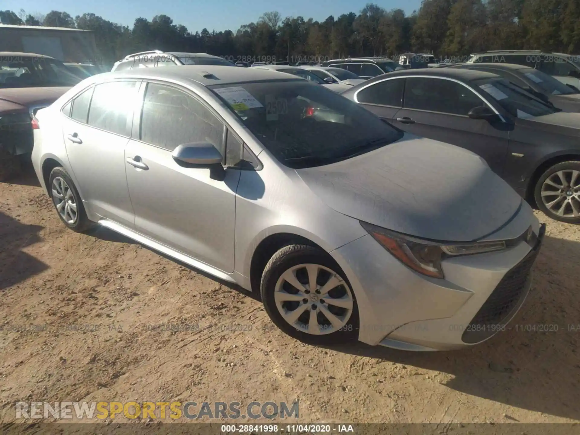 1 Photograph of a damaged car JTDEPRAEXLJ071379 TOYOTA COROLLA 2020