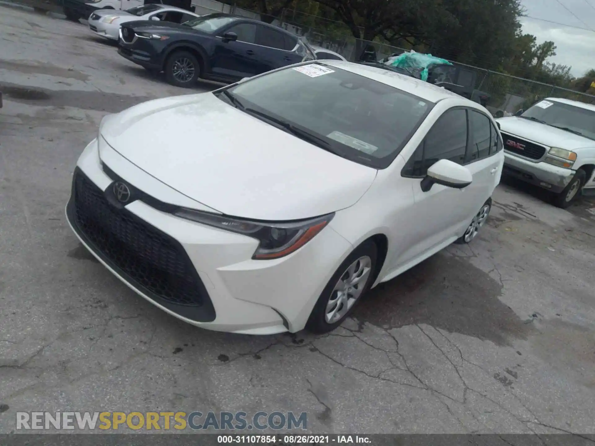 2 Photograph of a damaged car JTDEPRAEXLJ073505 TOYOTA COROLLA 2020