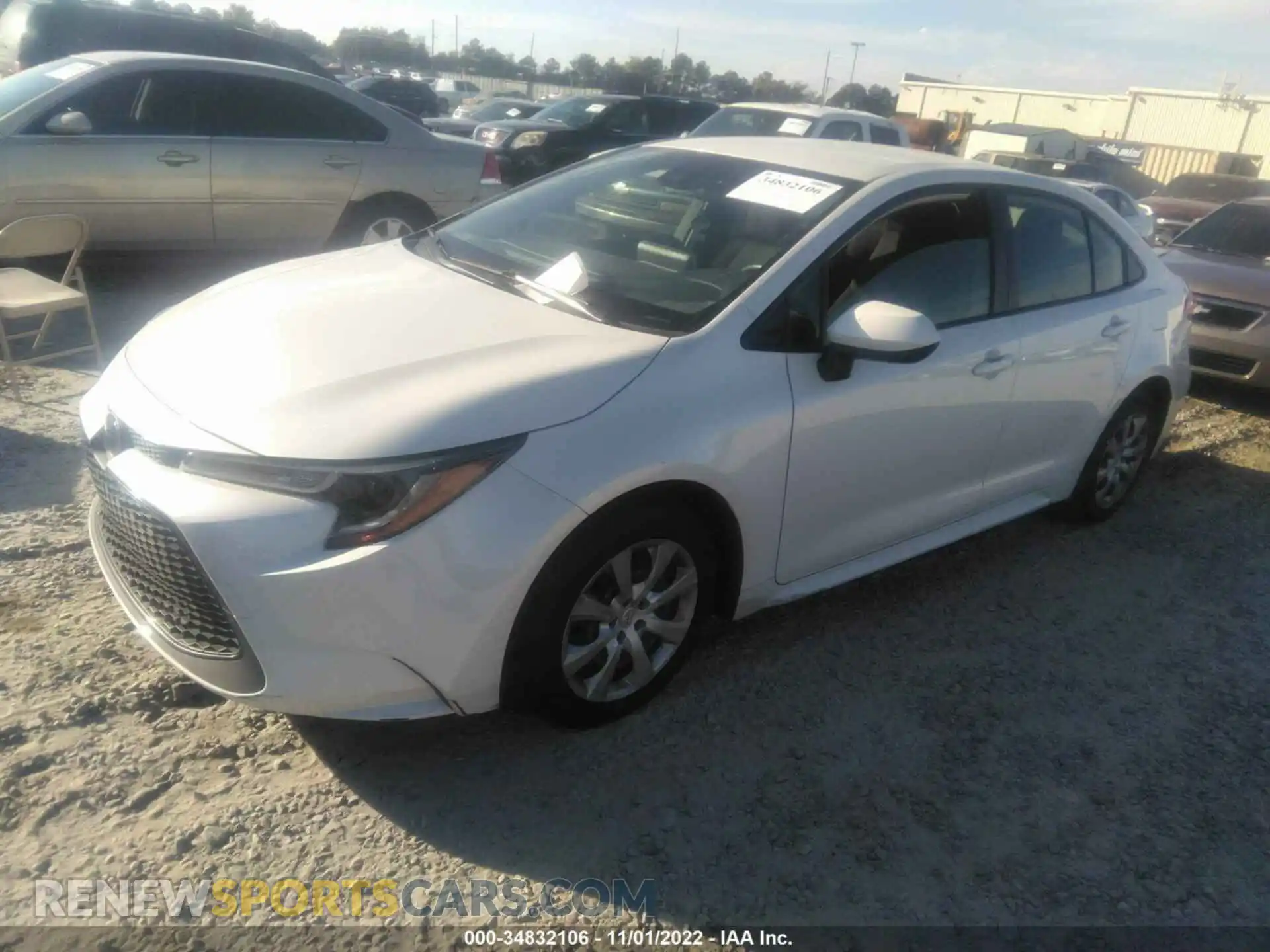 2 Photograph of a damaged car JTDEPRAEXLJ073679 TOYOTA COROLLA 2020