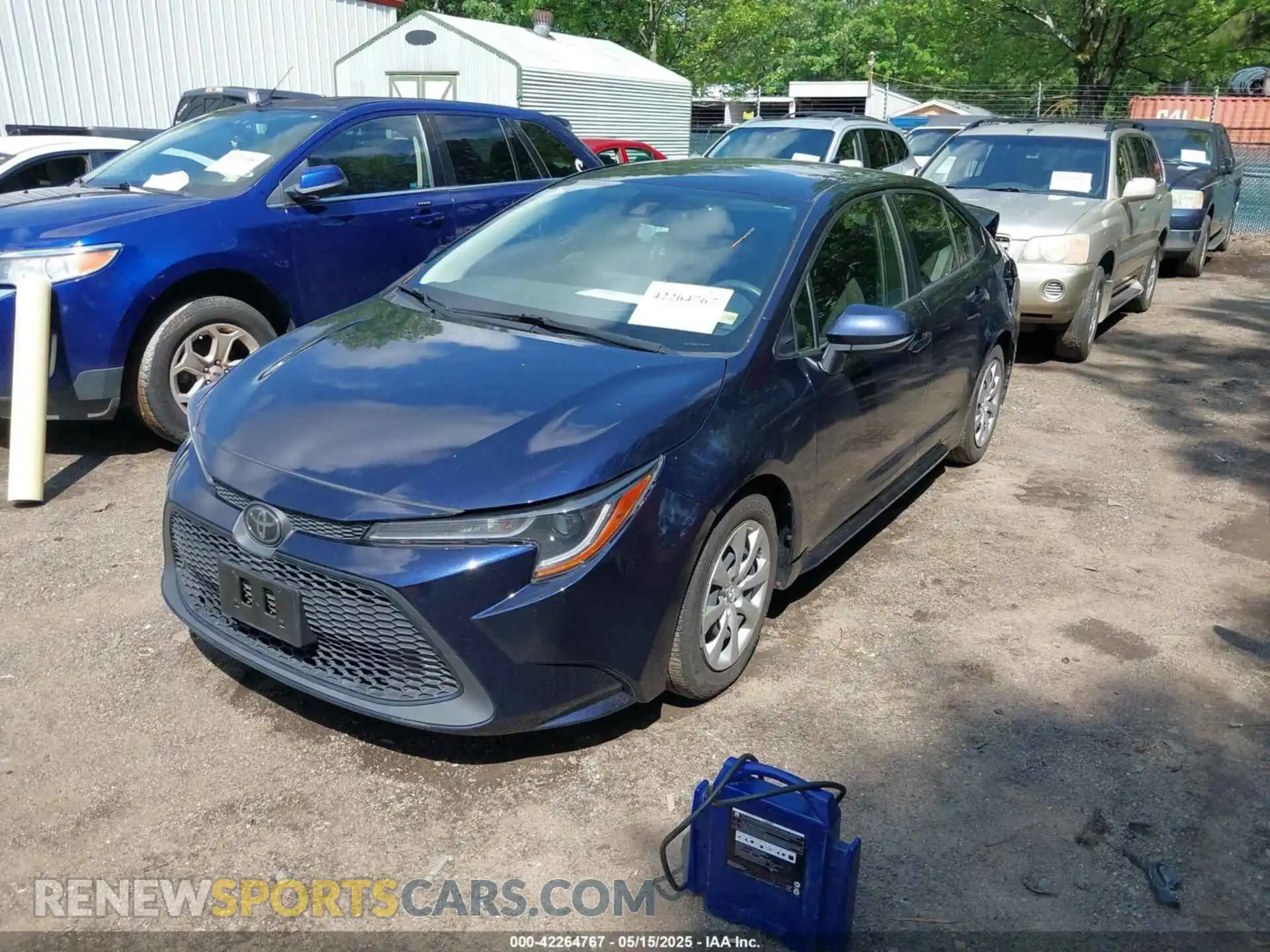 2 Photograph of a damaged car JTDEPRAEXLJ075867 TOYOTA COROLLA 2020