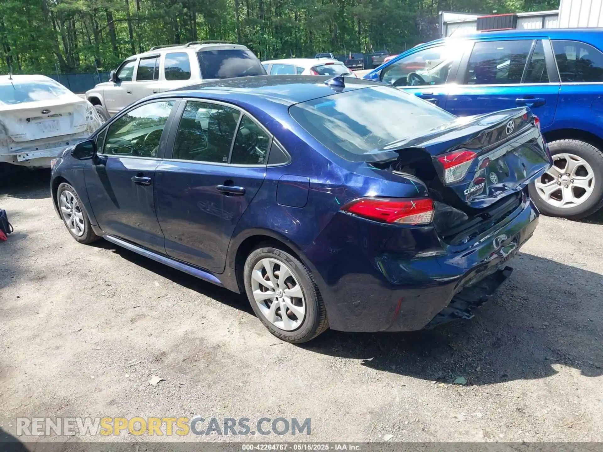 3 Photograph of a damaged car JTDEPRAEXLJ075867 TOYOTA COROLLA 2020