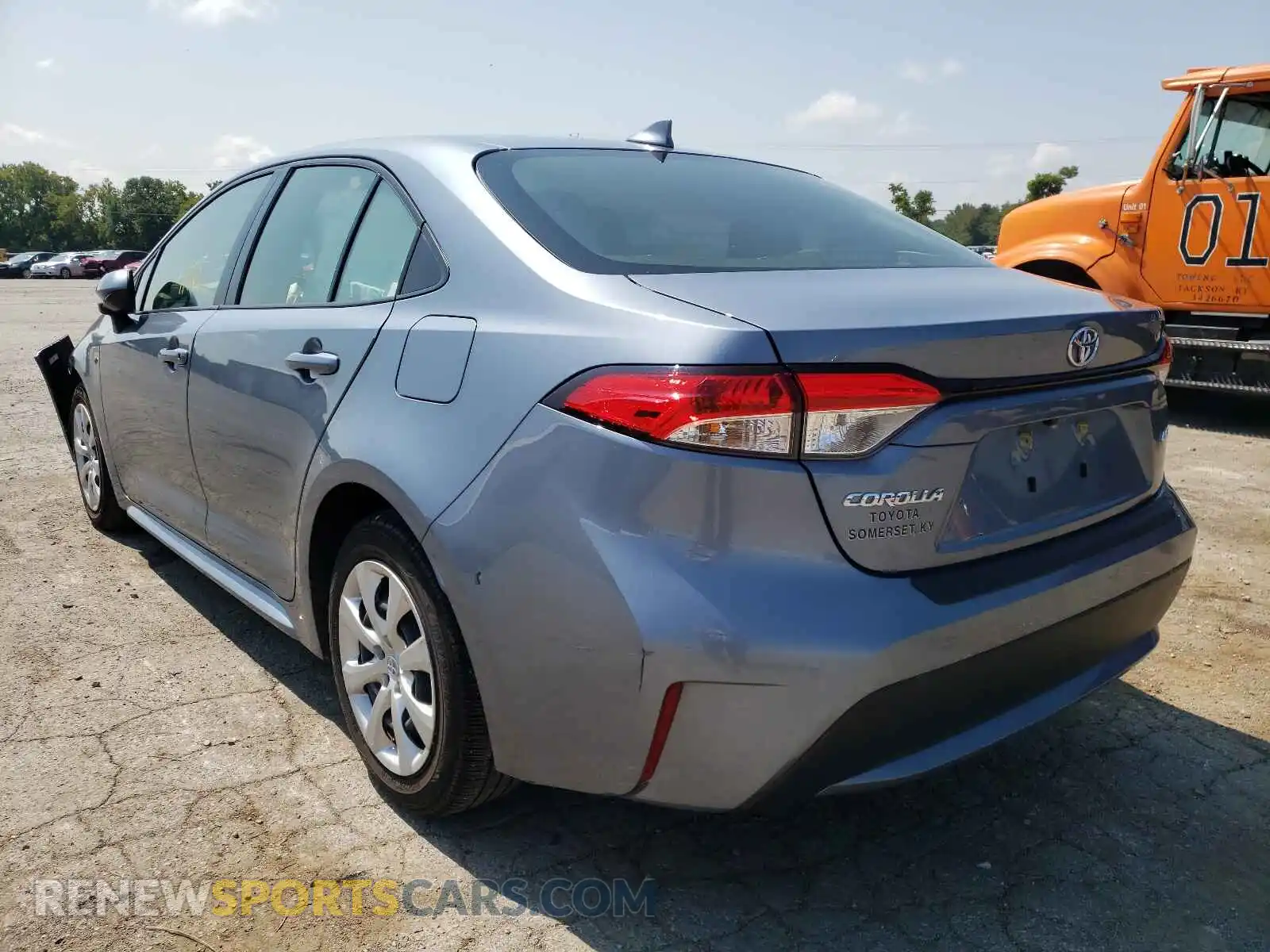 3 Photograph of a damaged car JTDEPRAEXLJ076257 TOYOTA COROLLA 2020