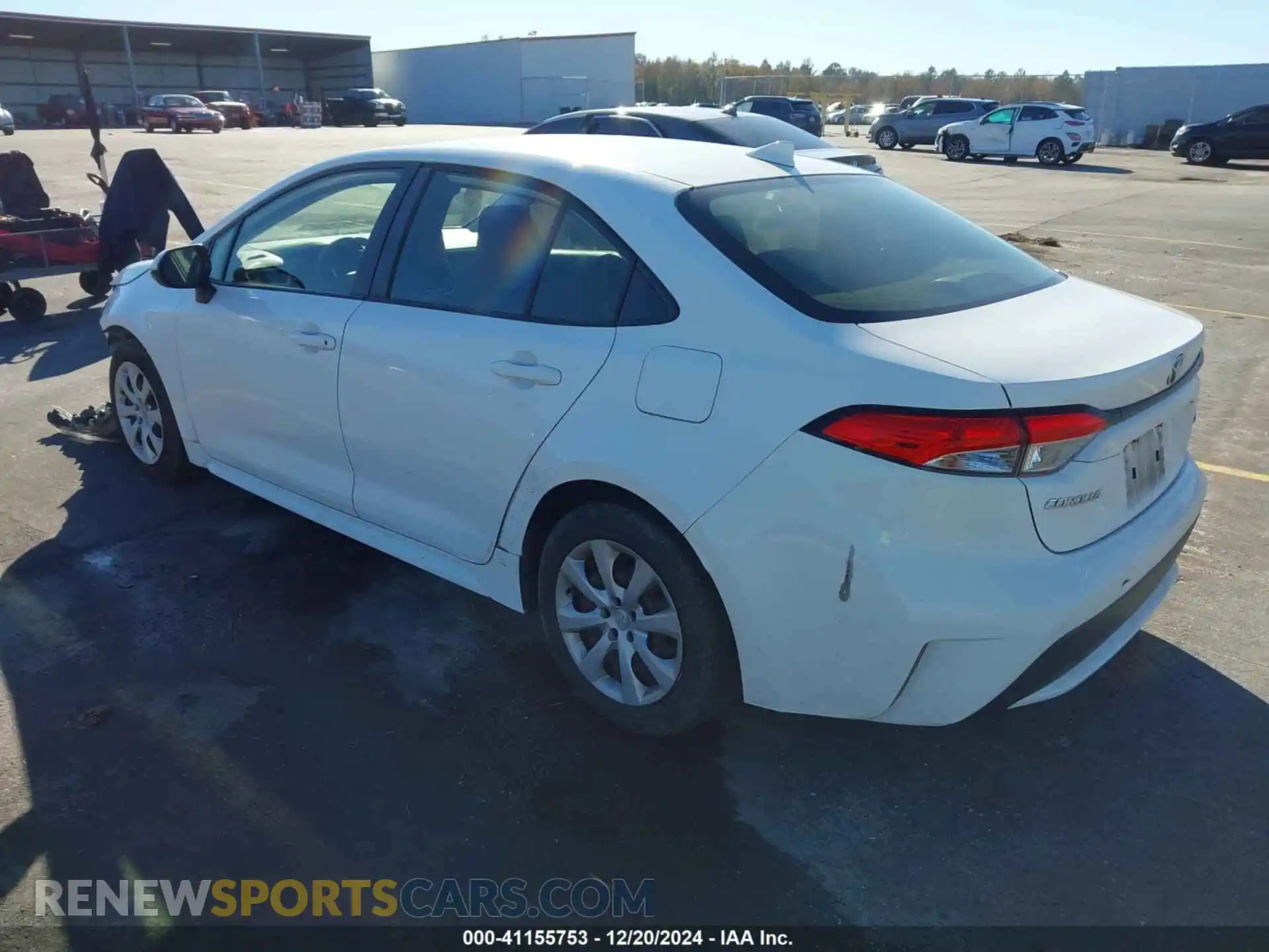 3 Photograph of a damaged car JTDEPRAEXLJ077943 TOYOTA COROLLA 2020