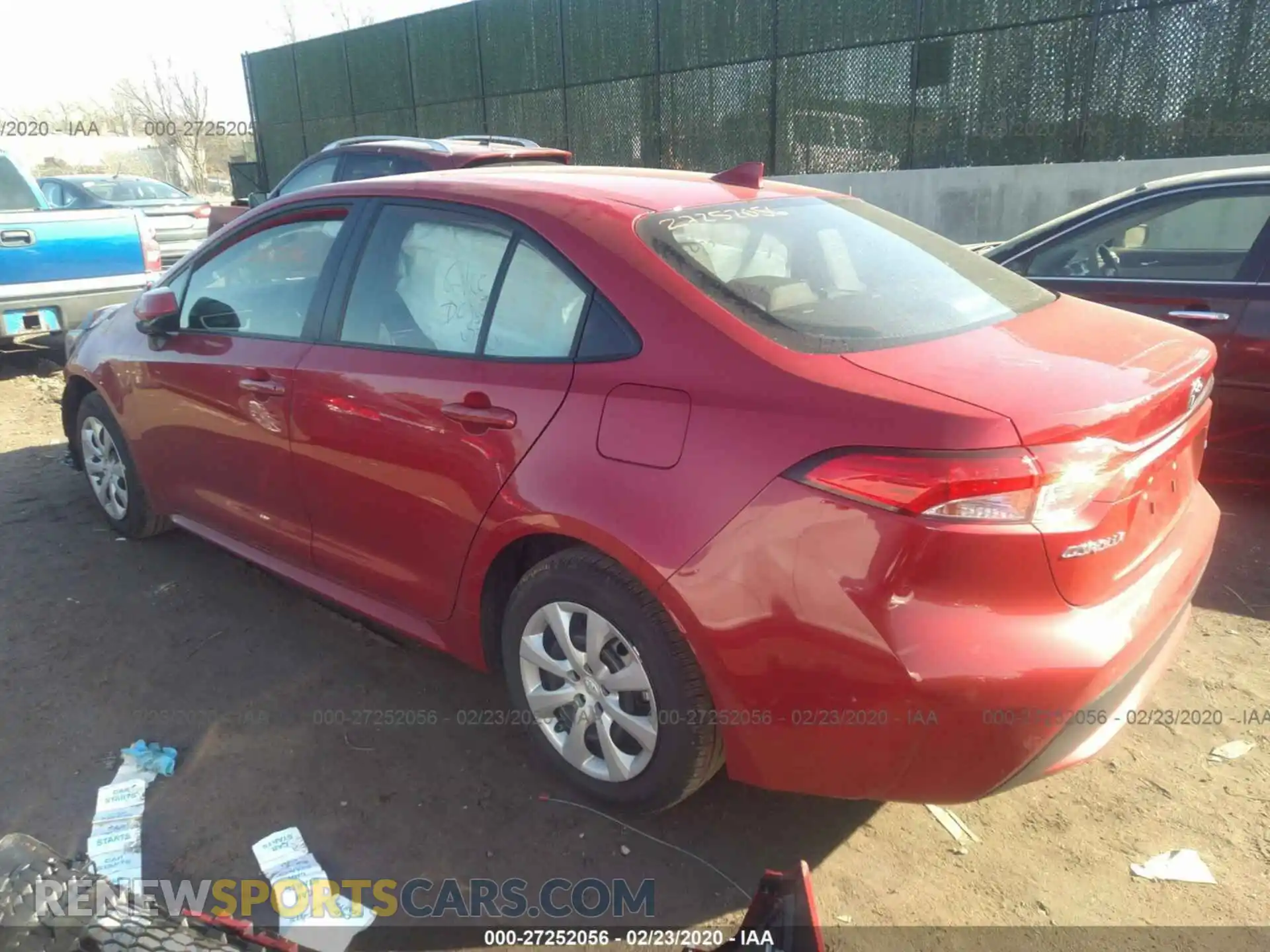 3 Photograph of a damaged car JTDEPRAEXLJ090191 TOYOTA COROLLA 2020