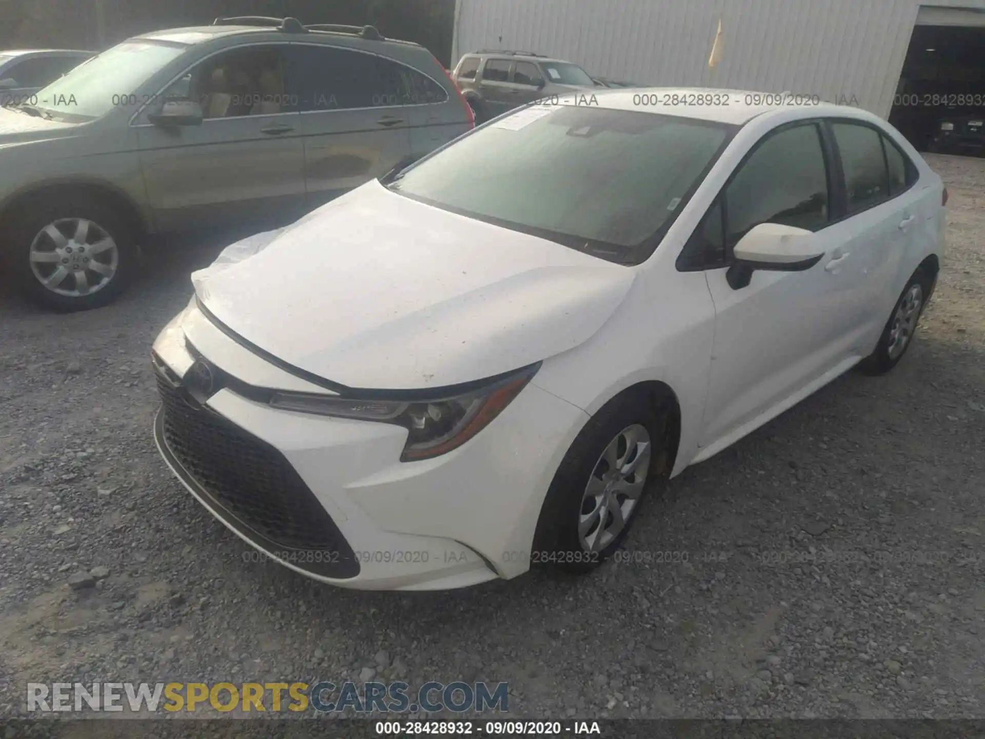 2 Photograph of a damaged car JTDEPRAEXLJ091549 TOYOTA COROLLA 2020