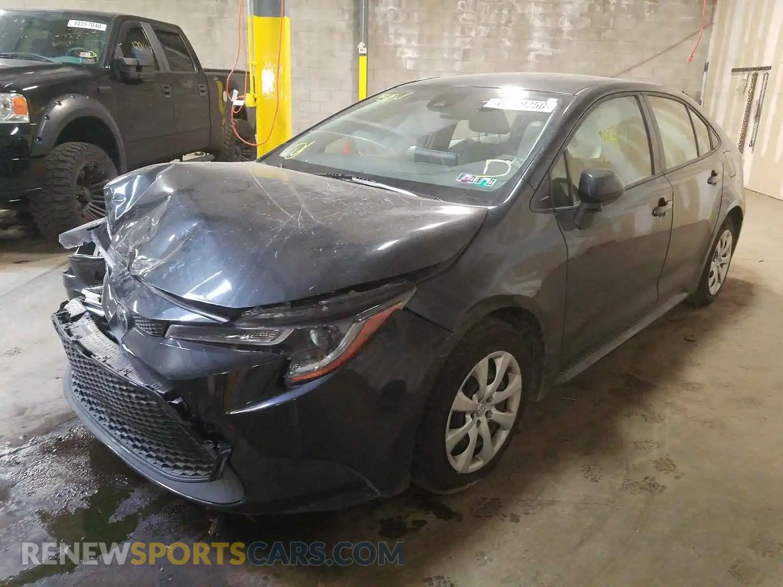 2 Photograph of a damaged car JTDEPRAEXLJ091907 TOYOTA COROLLA 2020