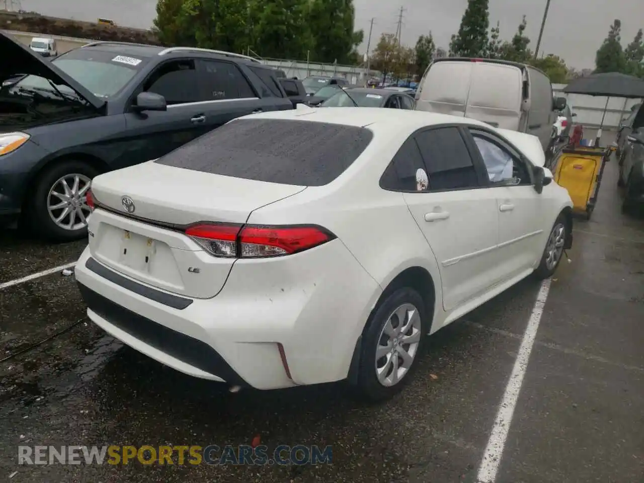 3 Photograph of a damaged car JTDEPRAEXLJ093320 TOYOTA COROLLA 2020