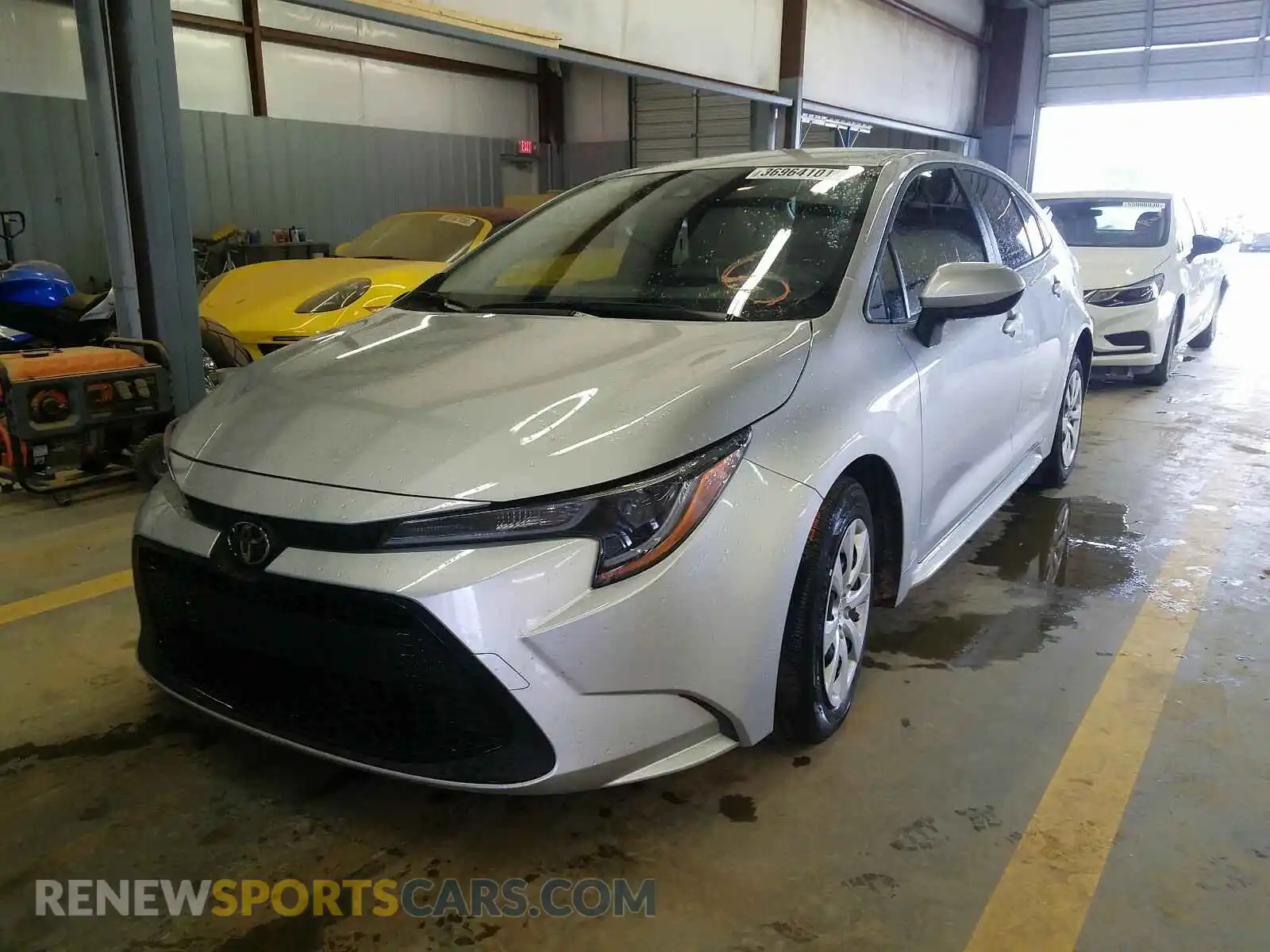 2 Photograph of a damaged car JTDEPRAEXLJ094984 TOYOTA COROLLA 2020