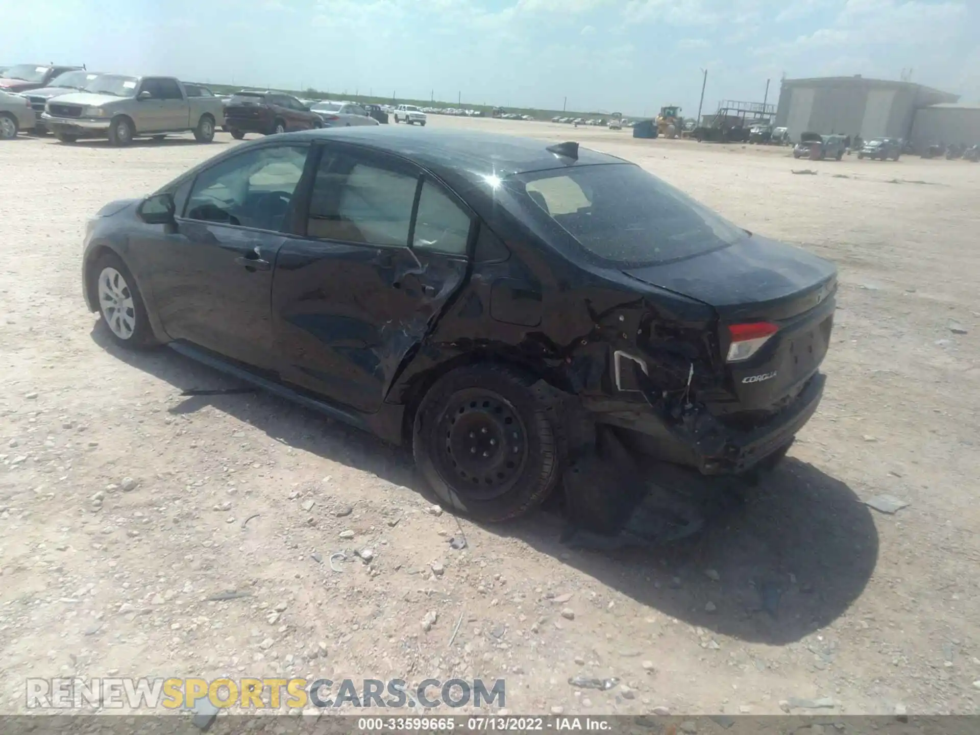 3 Photograph of a damaged car JTDEPRAEXLJ095312 TOYOTA COROLLA 2020