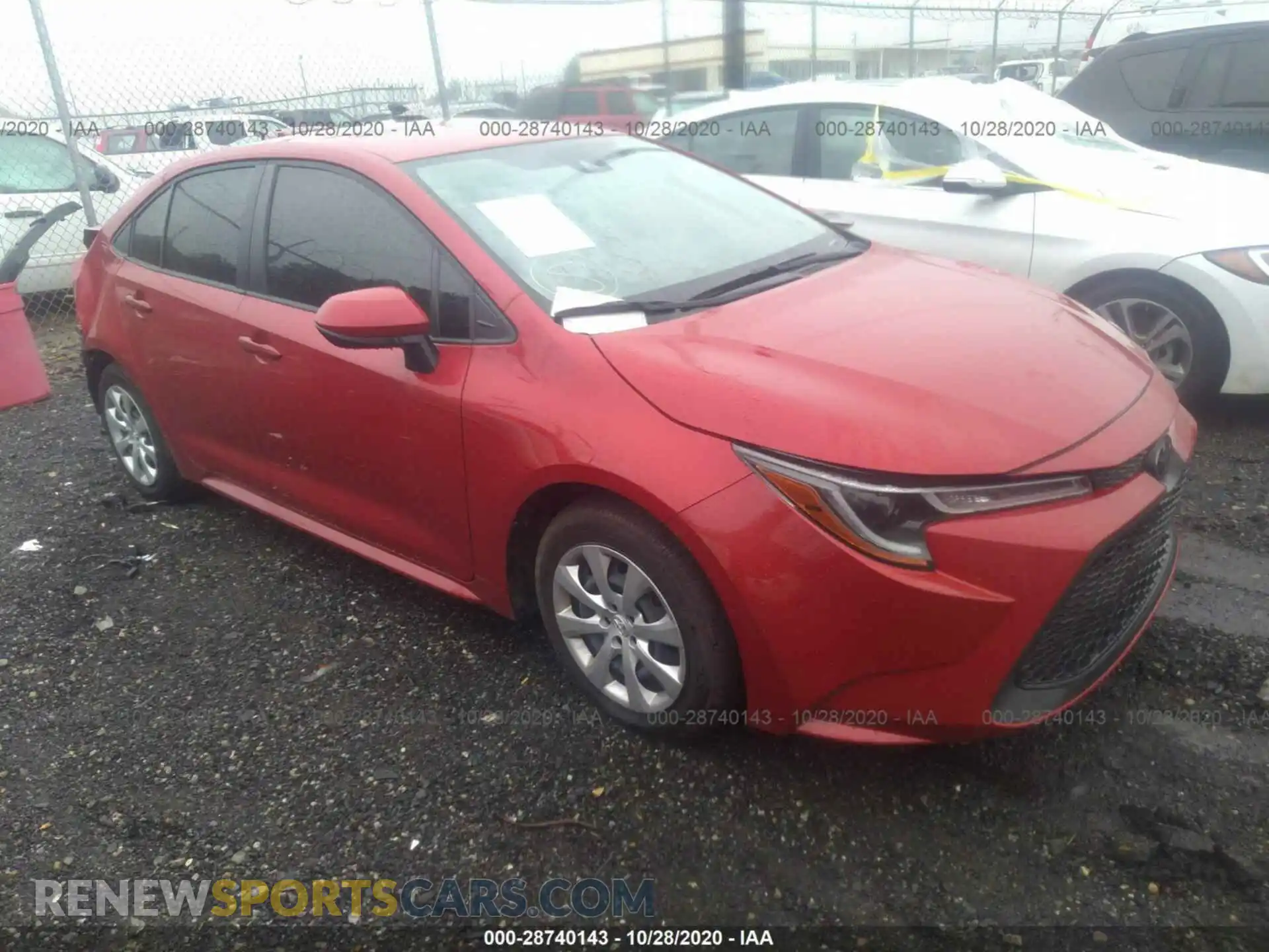 1 fotografías del automóvil dañado JTDEPRAEXLJ098131 TOYOTA COROLLA 2020