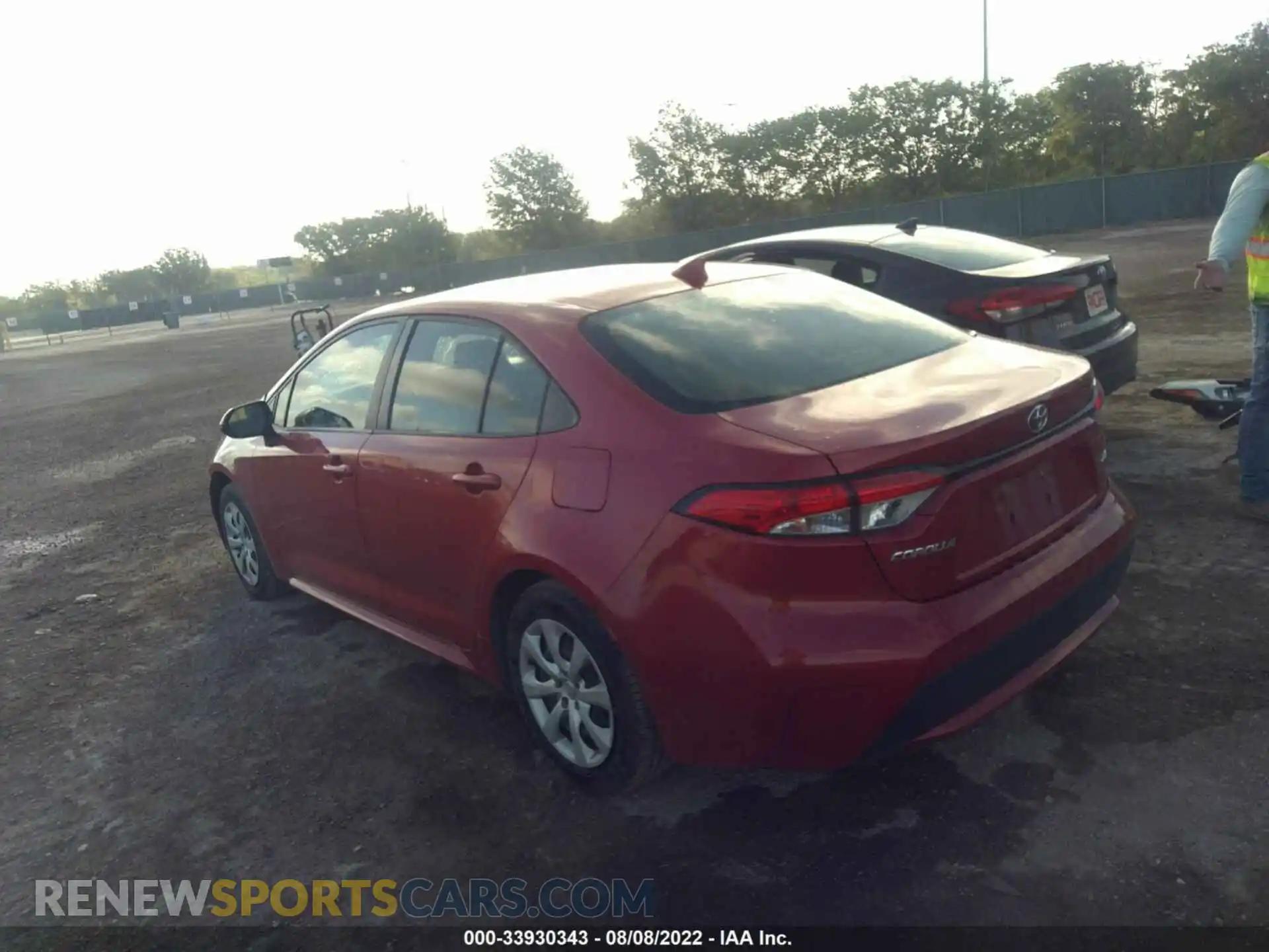 3 Photograph of a damaged car JTDEPRAEXLJ099005 TOYOTA COROLLA 2020