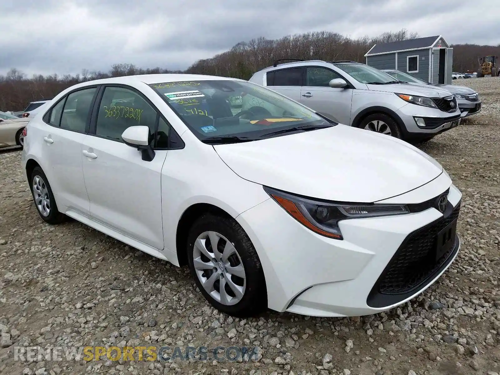 1 Photograph of a damaged car JTDEPRAEXLJ101450 TOYOTA COROLLA 2020