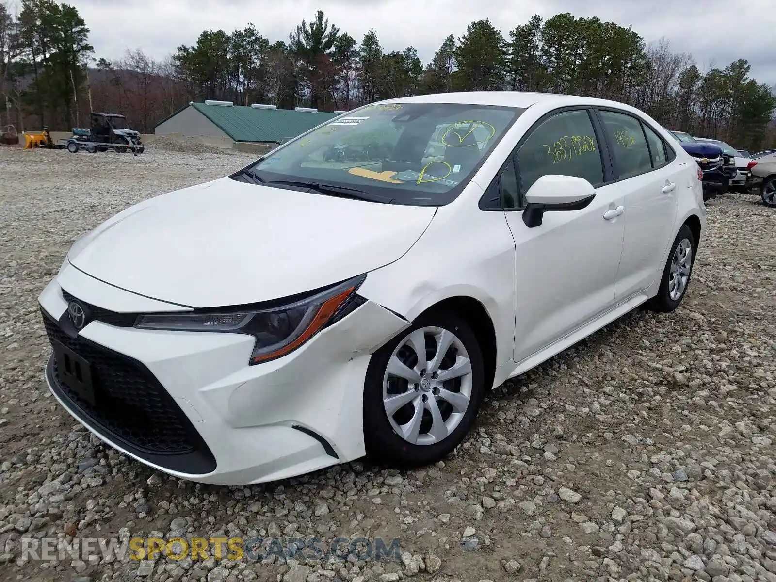 2 Photograph of a damaged car JTDEPRAEXLJ101450 TOYOTA COROLLA 2020
