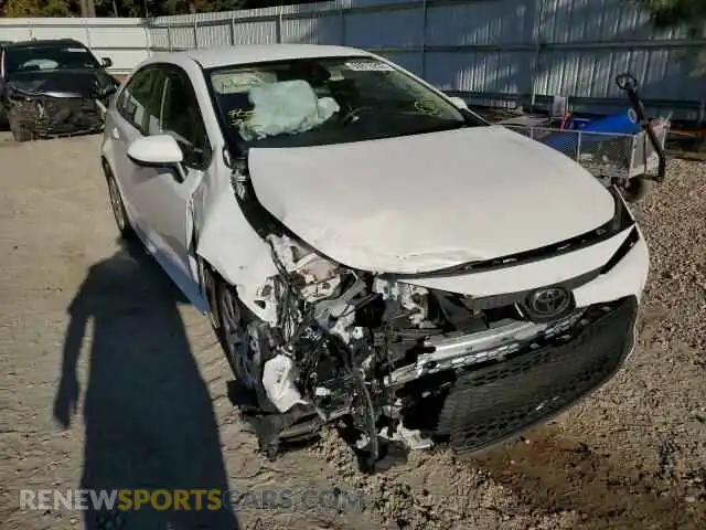 1 Photograph of a damaged car JTDEPRAEXLJ101562 TOYOTA COROLLA 2020