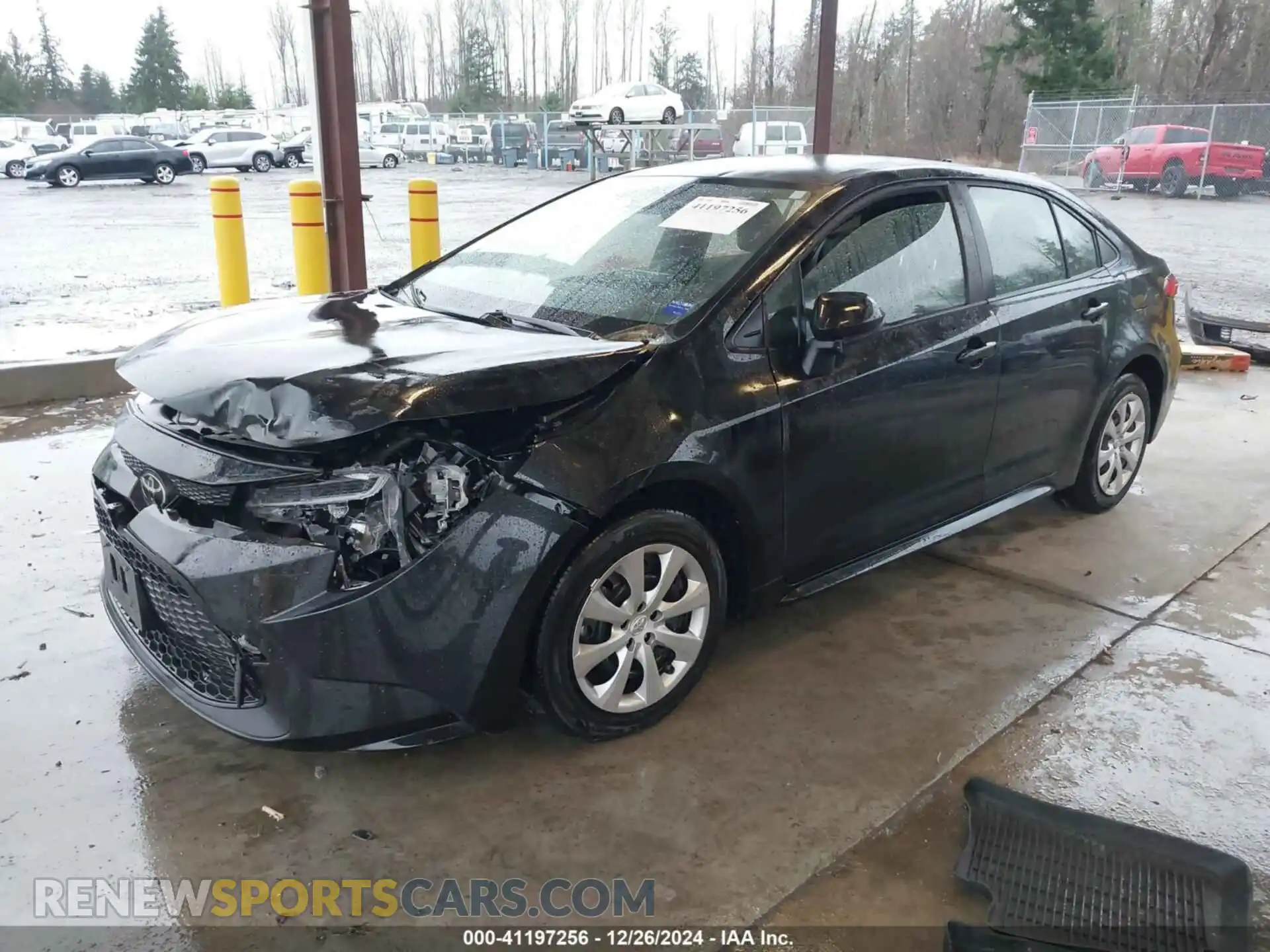 2 Photograph of a damaged car JTDEPRAEXLJ103246 TOYOTA COROLLA 2020