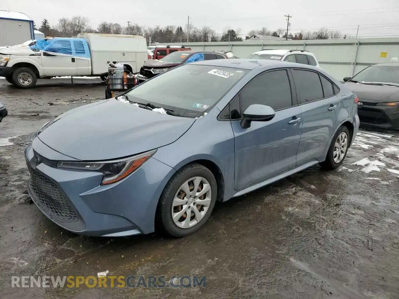 1 Photograph of a damaged car JTDEPRAEXLJ103697 TOYOTA COROLLA 2020