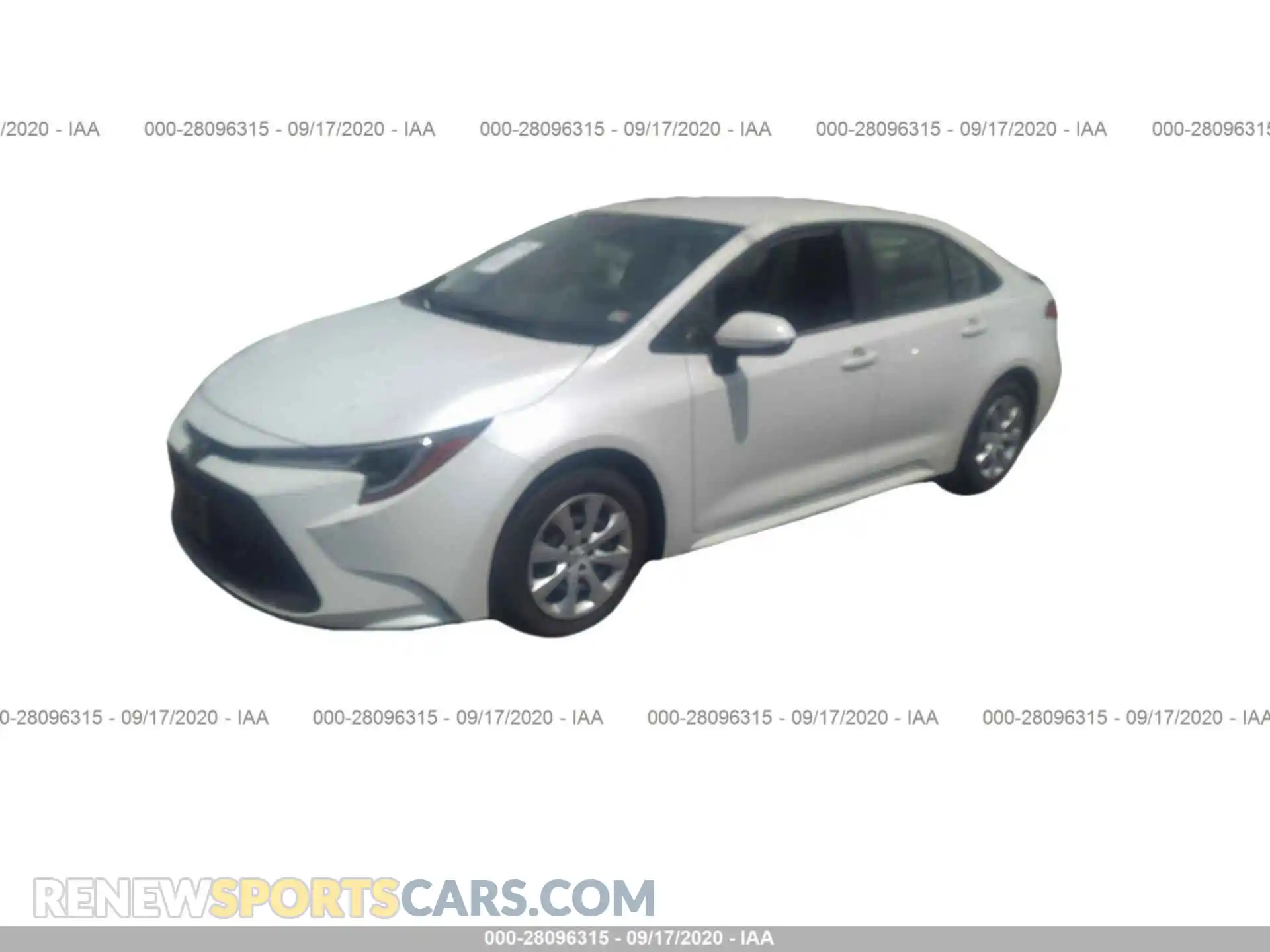 2 Photograph of a damaged car JTDEPRAEXLJ105059 TOYOTA COROLLA 2020