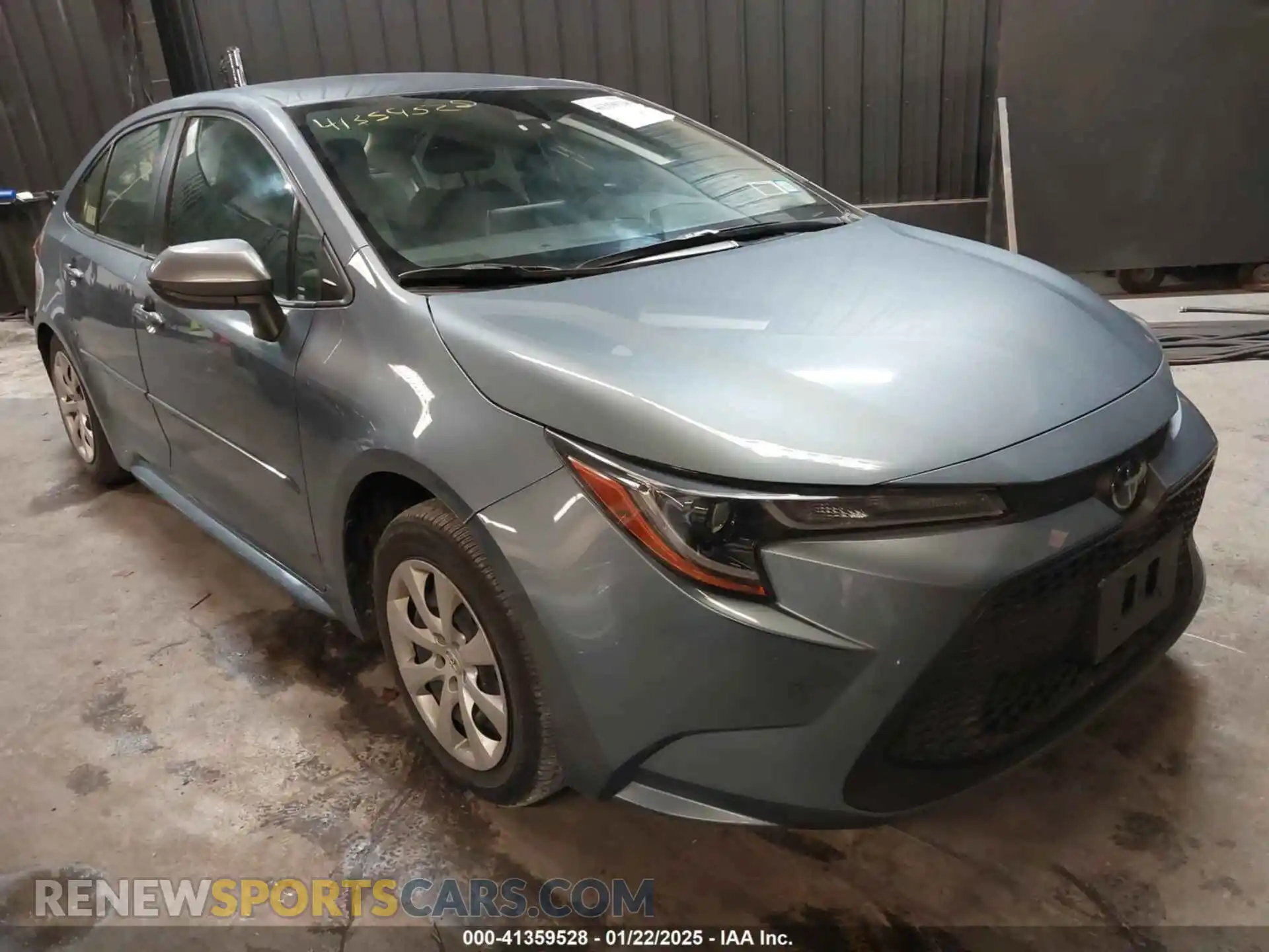 1 Photograph of a damaged car JTDEPRAEXLJ106258 TOYOTA COROLLA 2020