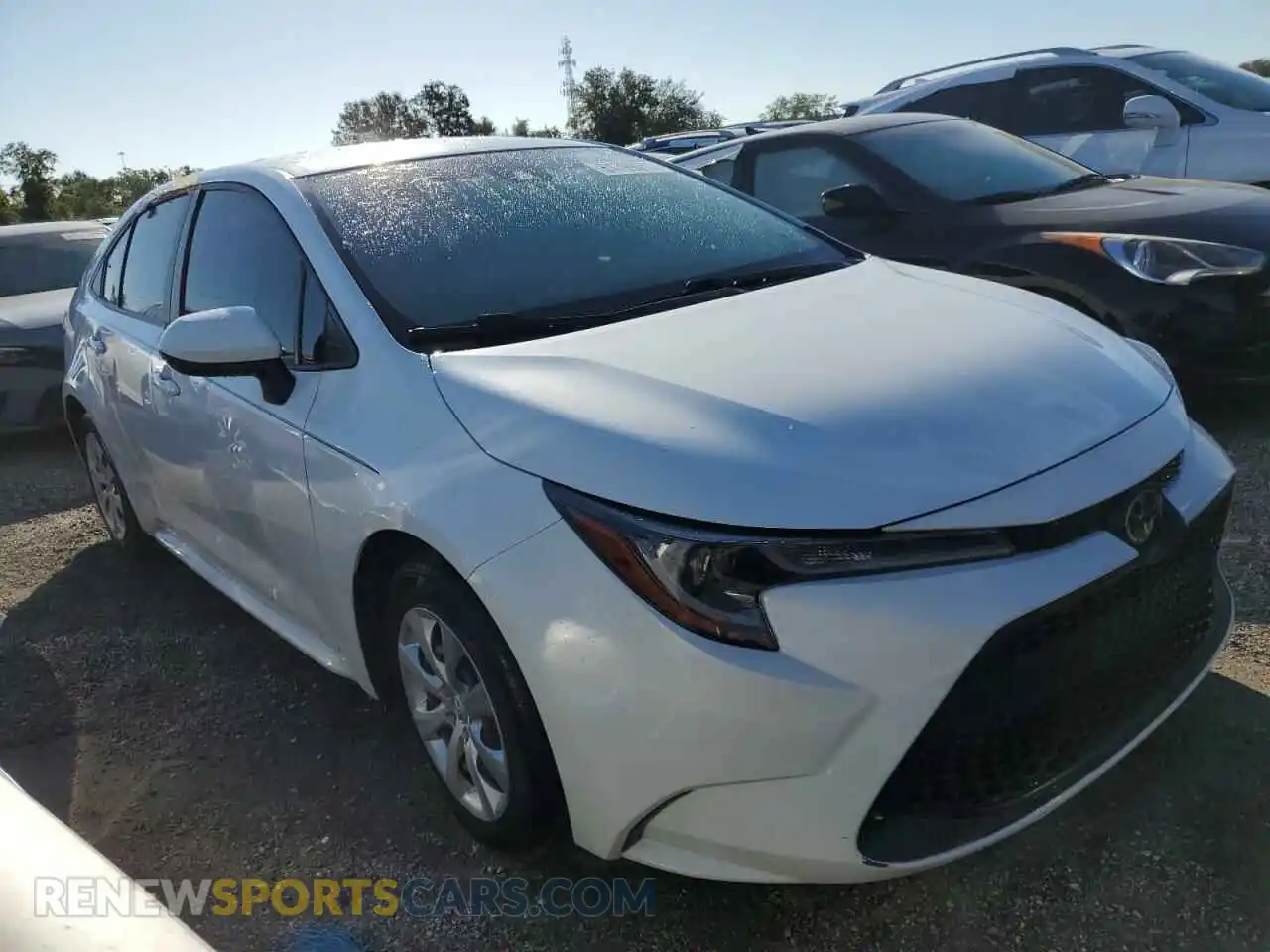 1 Photograph of a damaged car JTDEPRAEXLJ107572 TOYOTA COROLLA 2020