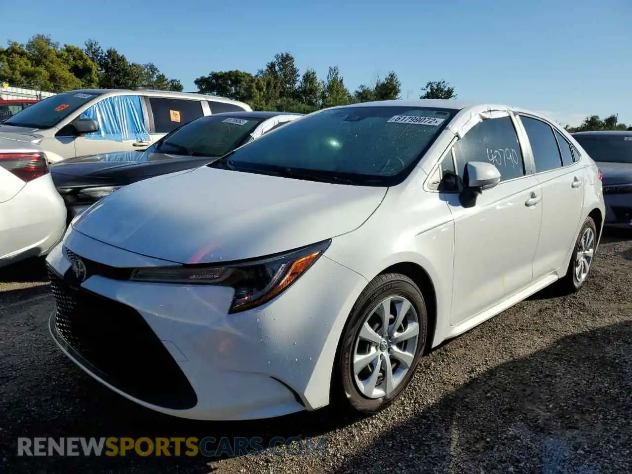 2 Photograph of a damaged car JTDEPRAEXLJ107572 TOYOTA COROLLA 2020