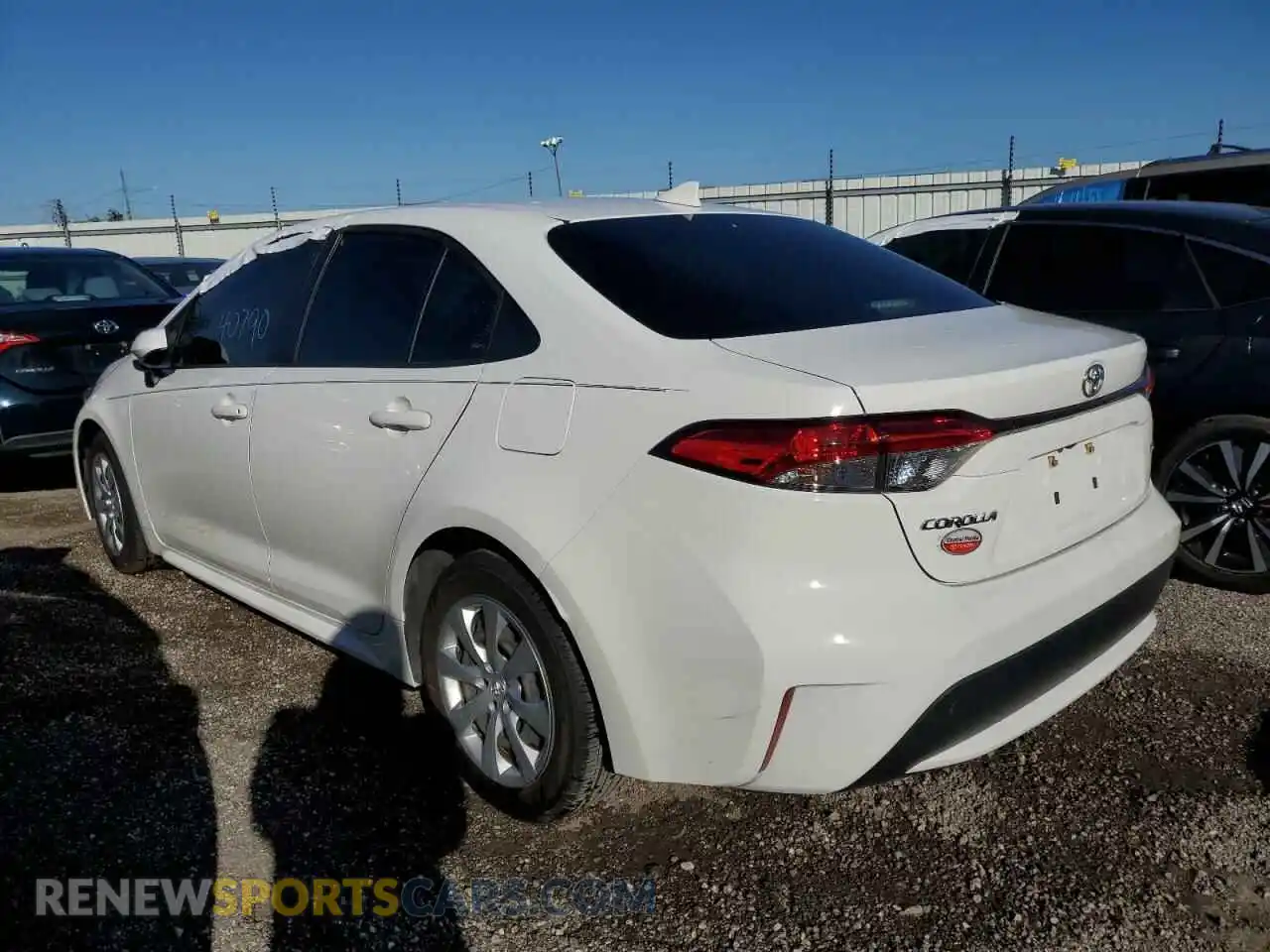 3 Photograph of a damaged car JTDEPRAEXLJ107572 TOYOTA COROLLA 2020
