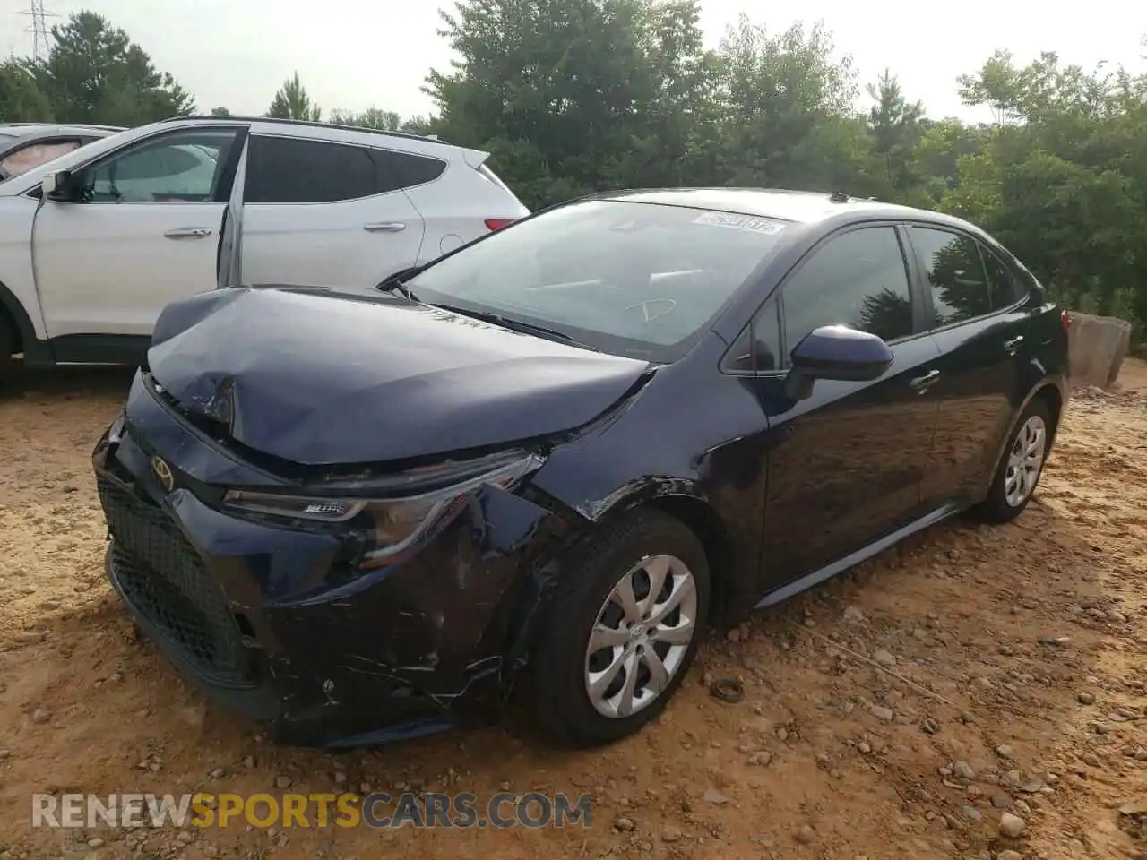2 Photograph of a damaged car JTDEPRAEXLJ108303 TOYOTA COROLLA 2020