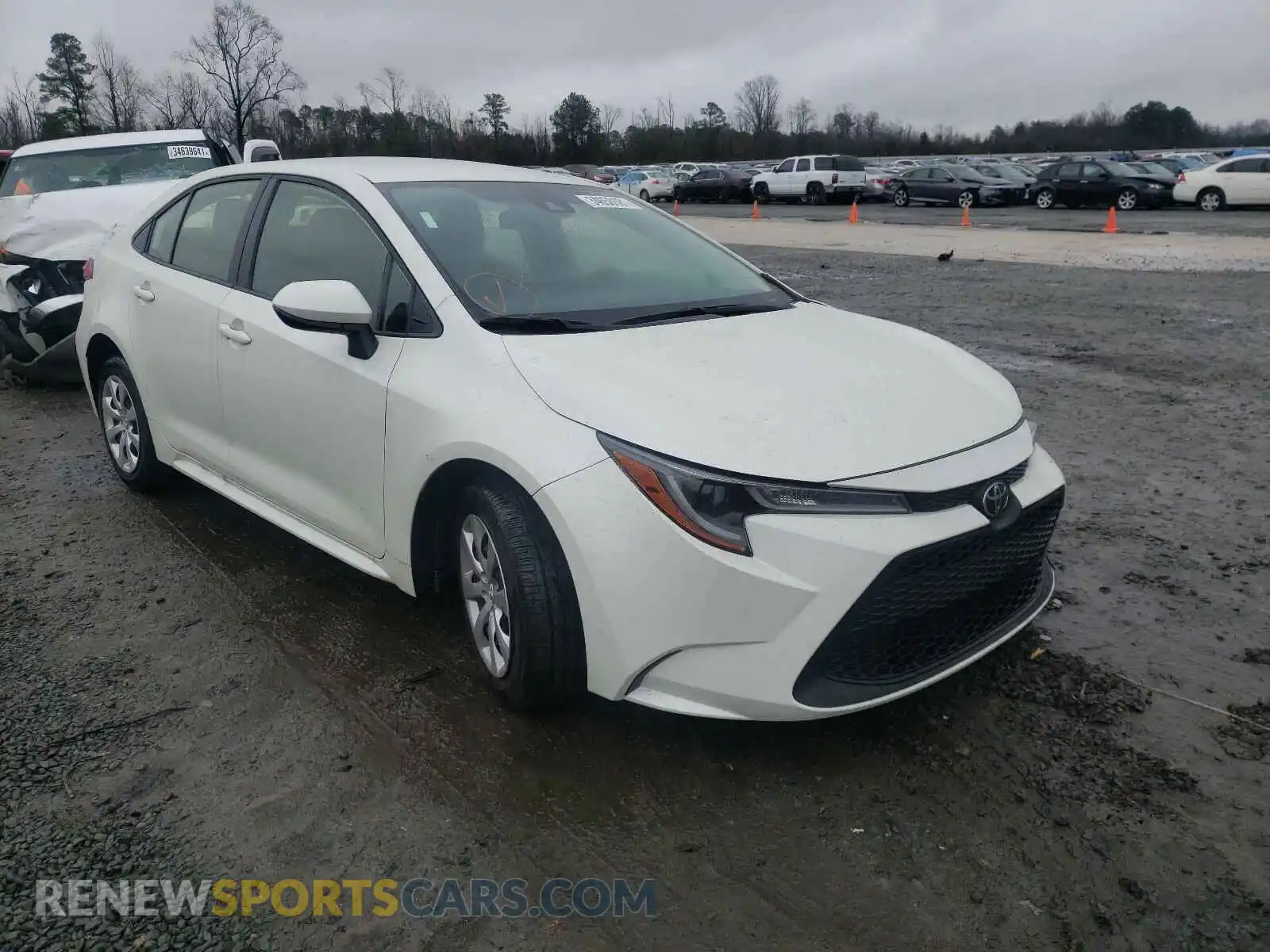 1 Photograph of a damaged car JTDEPRAEXLJ108902 TOYOTA COROLLA 2020