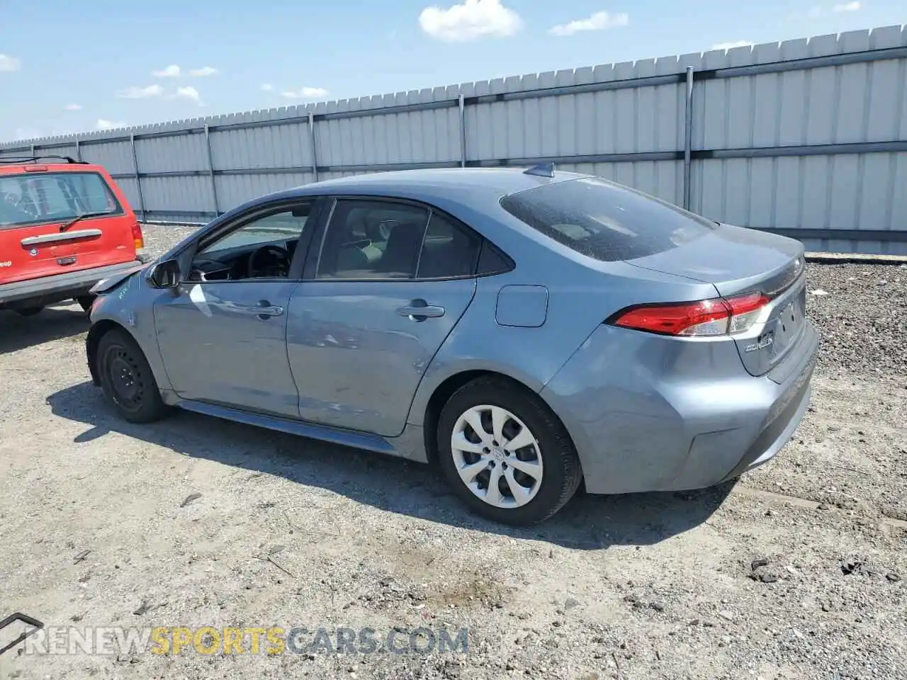 2 Photograph of a damaged car JTDEPRAEXLJ109595 TOYOTA COROLLA 2020