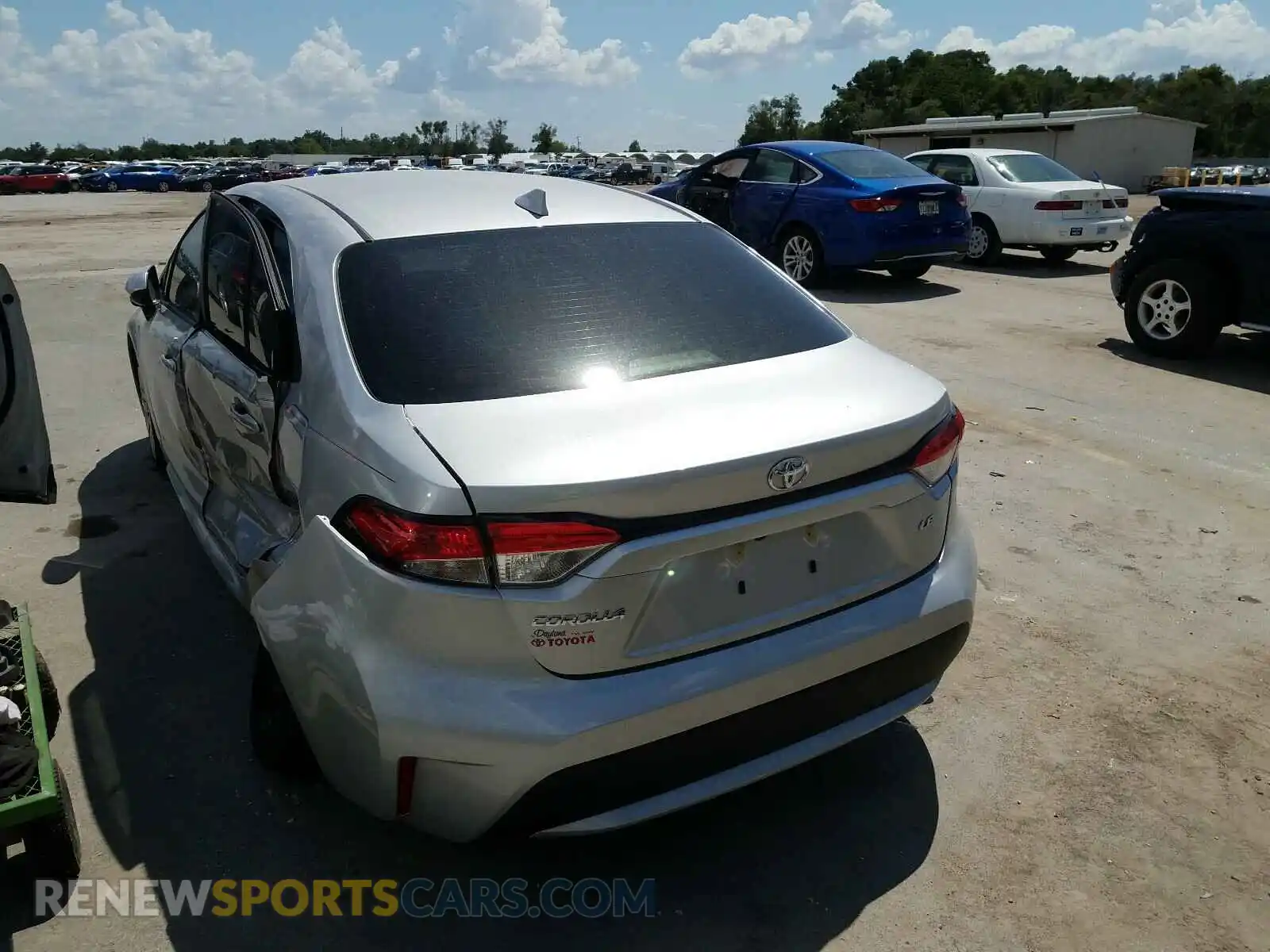 3 Photograph of a damaged car JTDEPRAEXLJ110083 TOYOTA COROLLA 2020