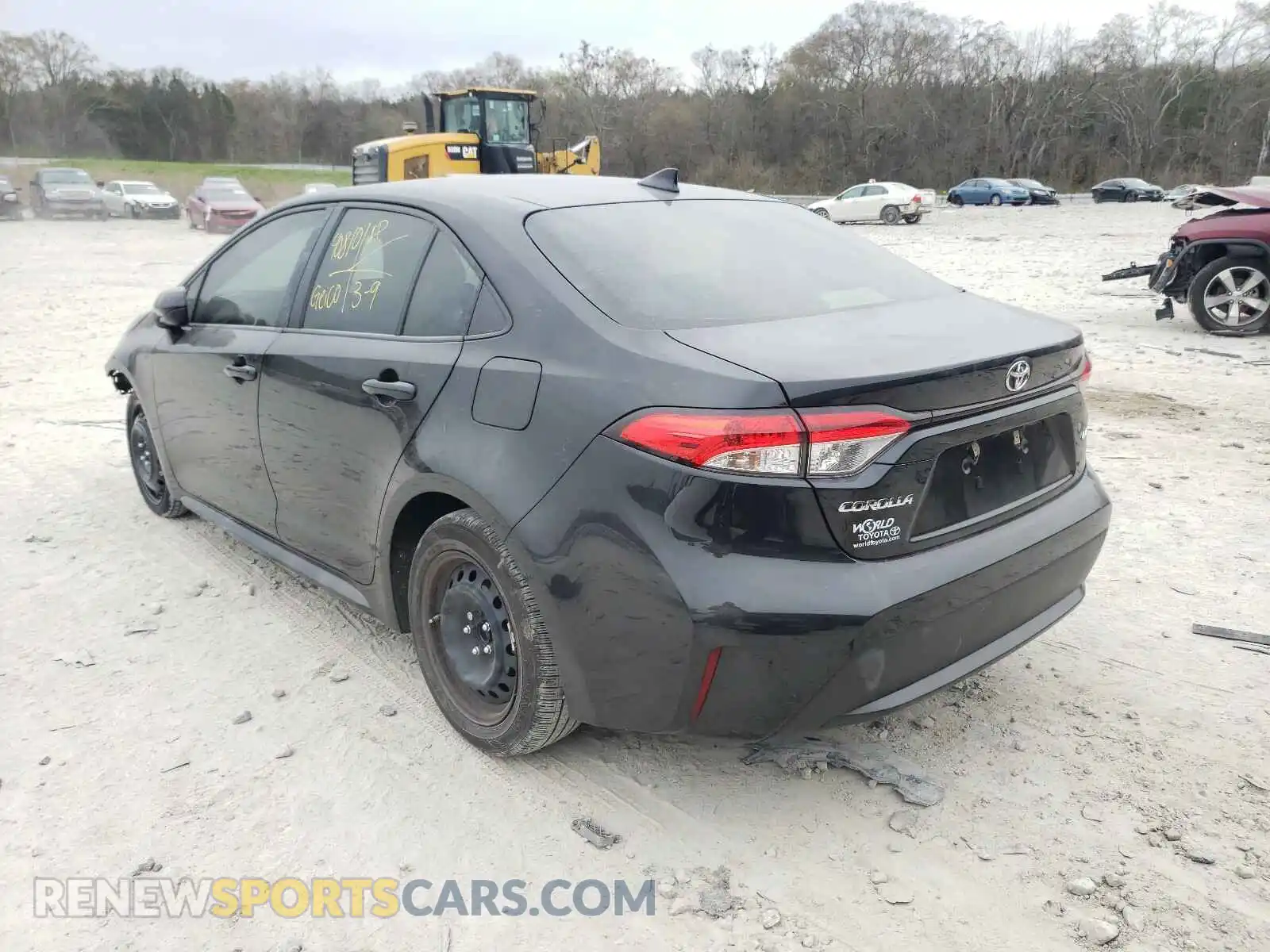 3 Photograph of a damaged car JTDEPRAEXLJ111721 TOYOTA COROLLA 2020