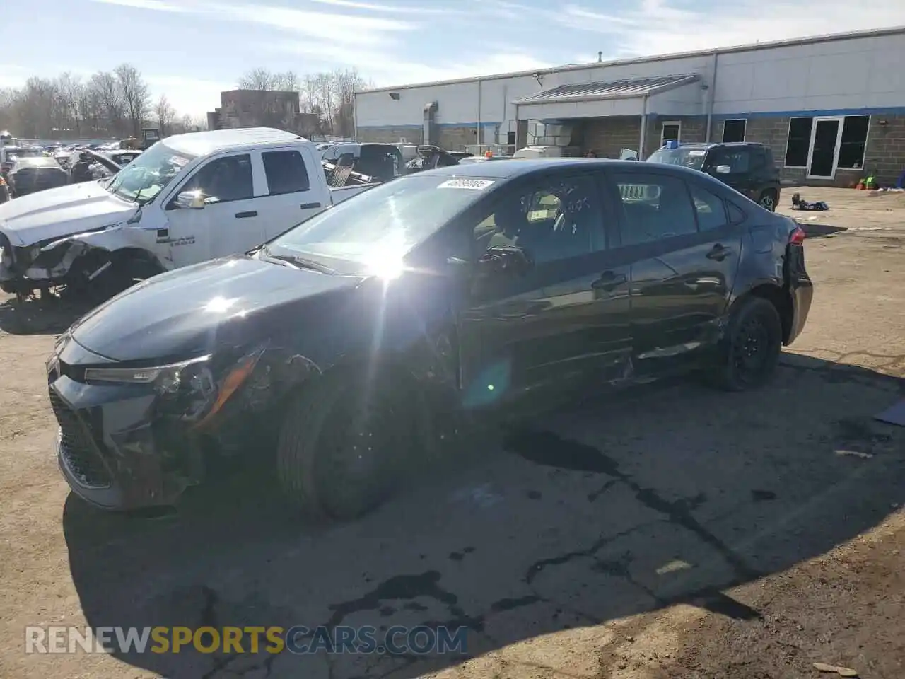 1 Photograph of a damaged car JTDEPRAEXLJ112948 TOYOTA COROLLA 2020