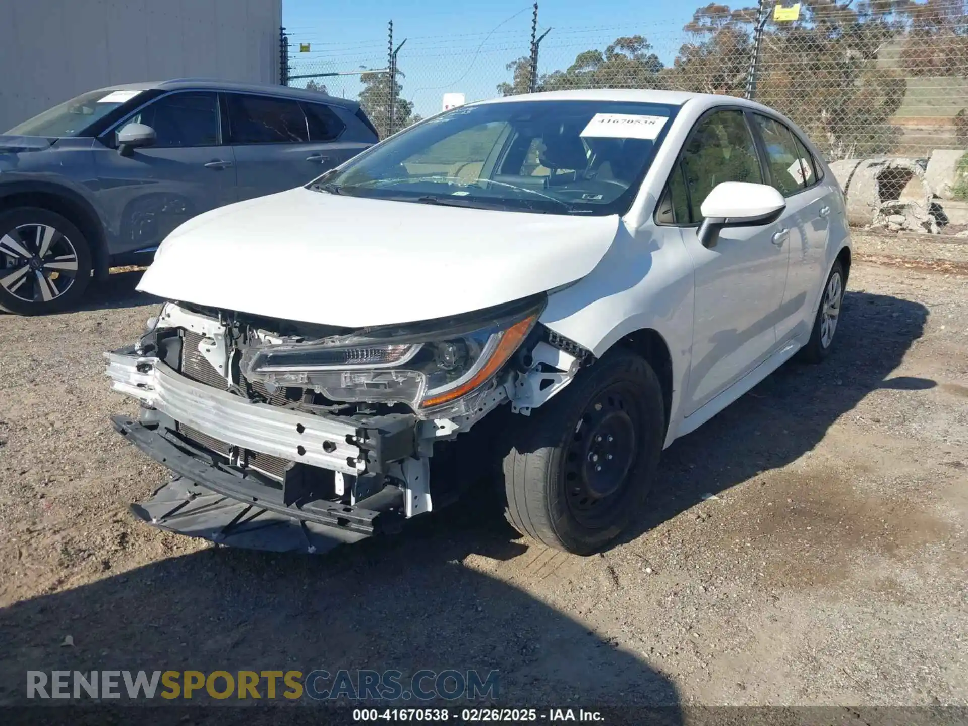 2 Photograph of a damaged car JTDEPRAEXLJ113954 TOYOTA COROLLA 2020
