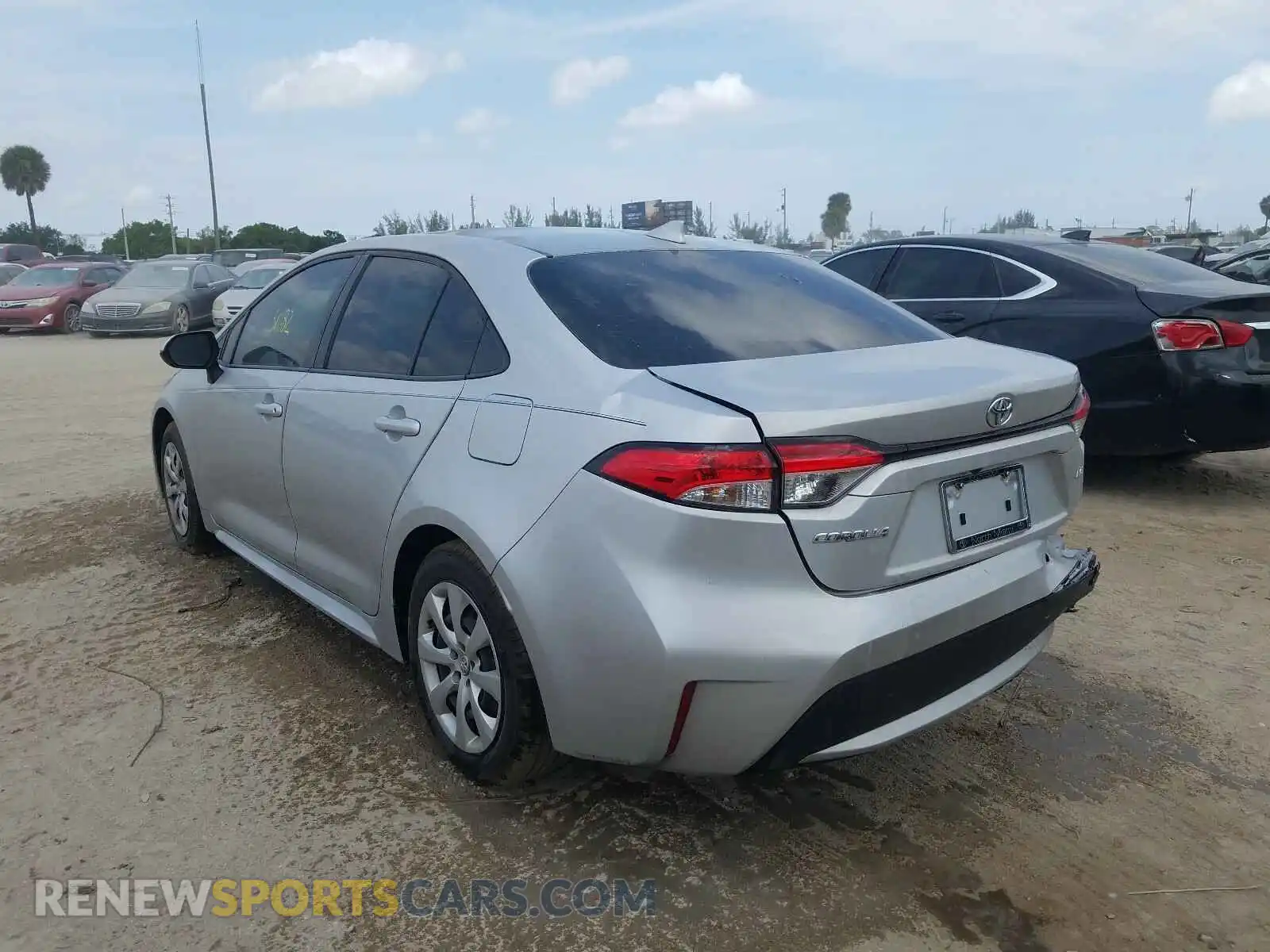 3 fotografías del automóvil dañado JTDEPRAEXLJ114375 TOYOTA COROLLA 2020