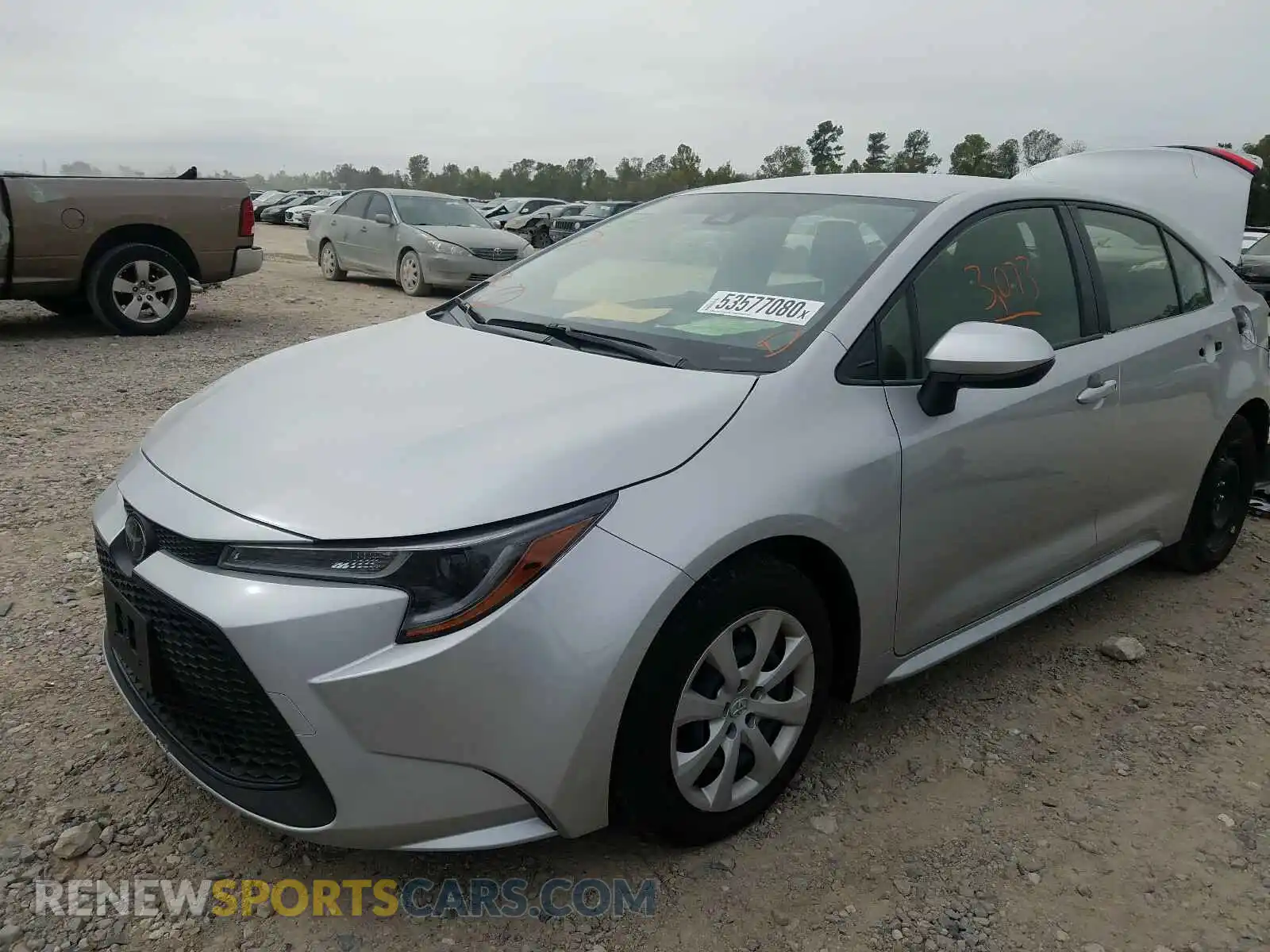2 Photograph of a damaged car JTDEPRAEXLJ117115 TOYOTA COROLLA 2020