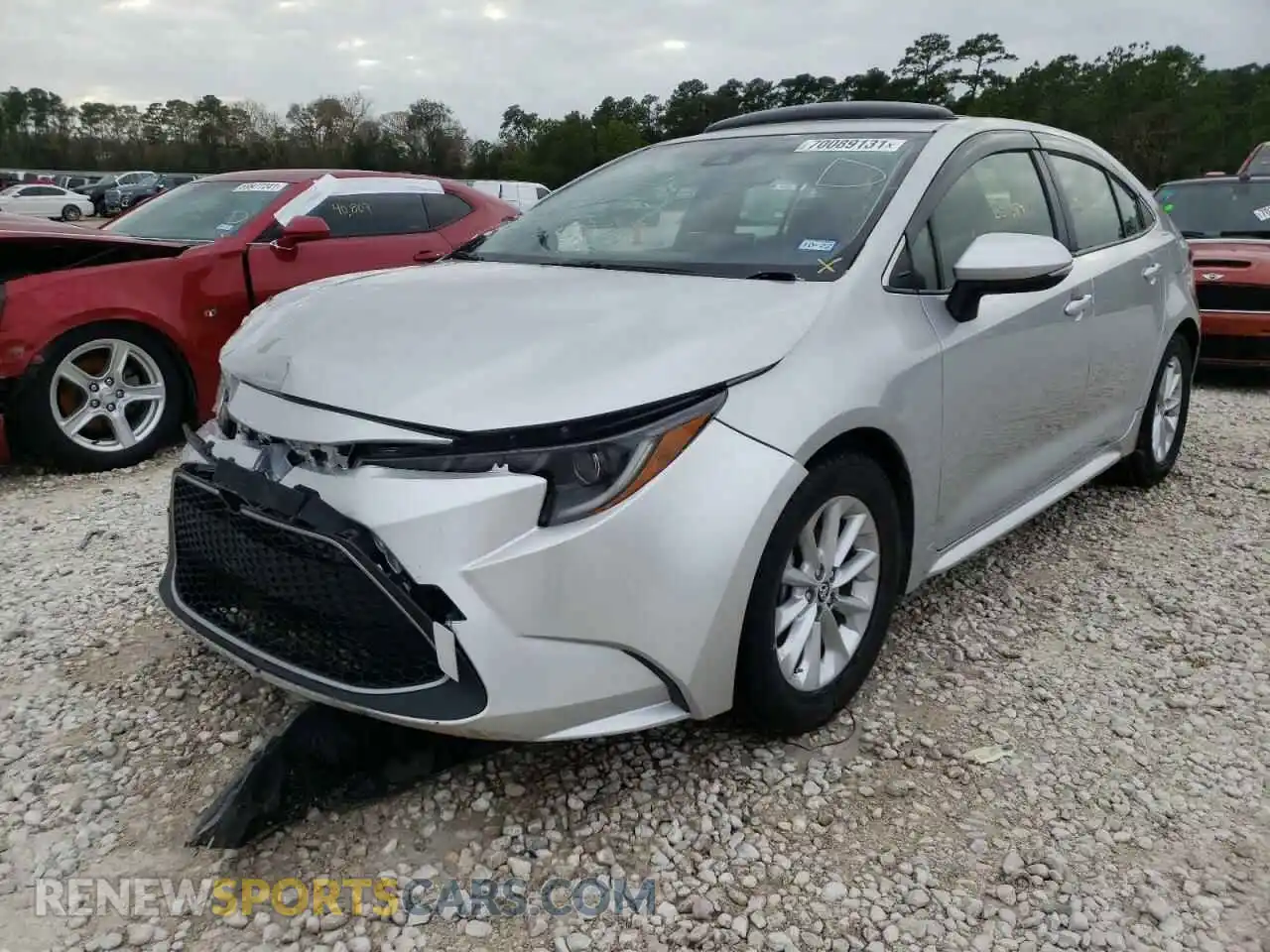 2 Photograph of a damaged car JTDFPRAEXLJ015902 TOYOTA COROLLA 2020