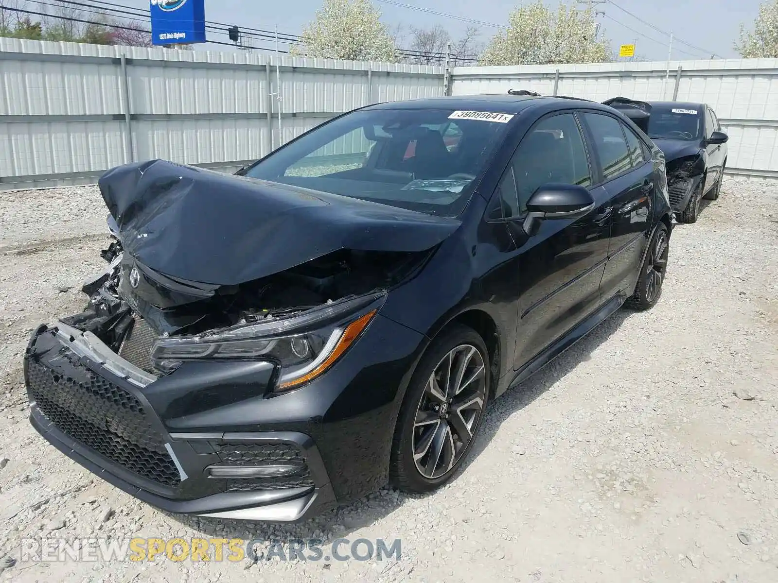 2 Photograph of a damaged car JTDM4RCE5LJ014301 TOYOTA COROLLA 2020