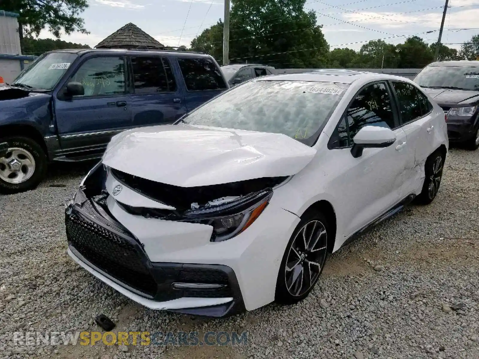 2 Photograph of a damaged car JTDM4RCE5LJ030689 TOYOTA COROLLA 2020