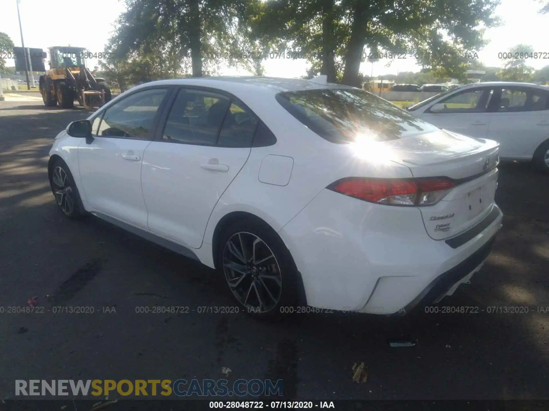 3 fotografías del automóvil dañado JTDP4RCE0LJ003123 TOYOTA COROLLA 2020