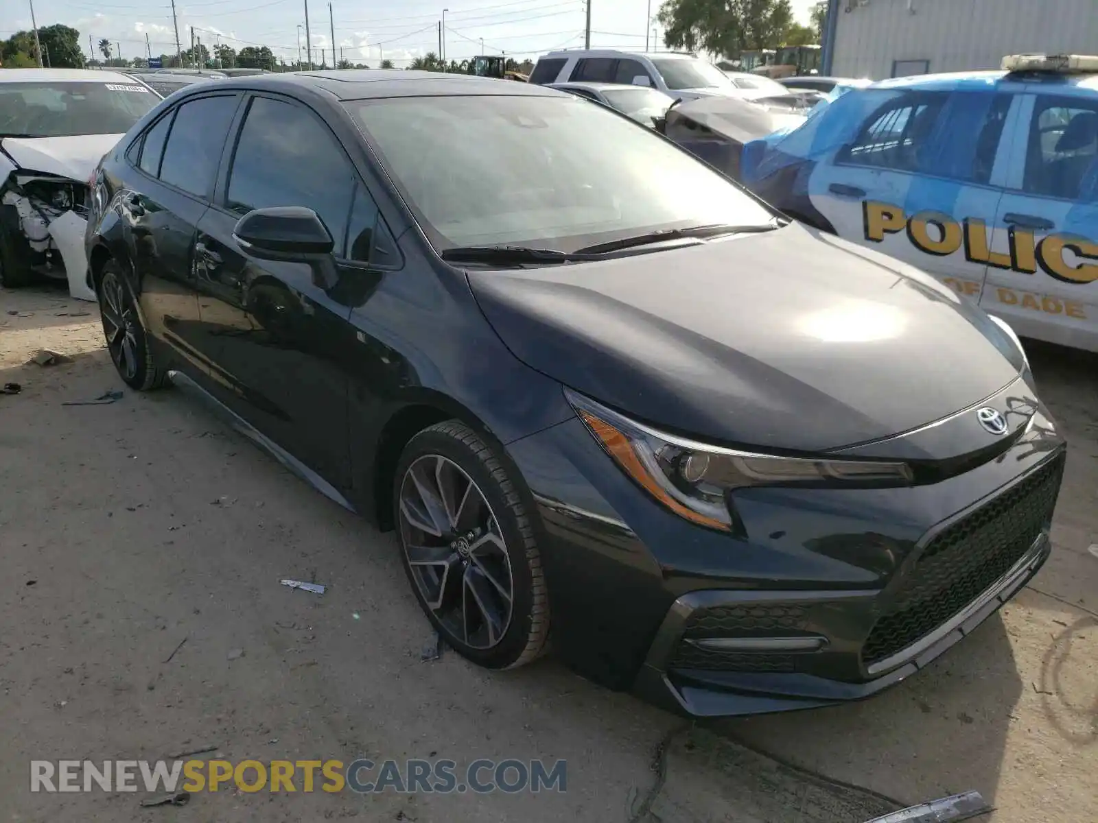 1 Photograph of a damaged car JTDP4RCE0LJ020603 TOYOTA COROLLA 2020