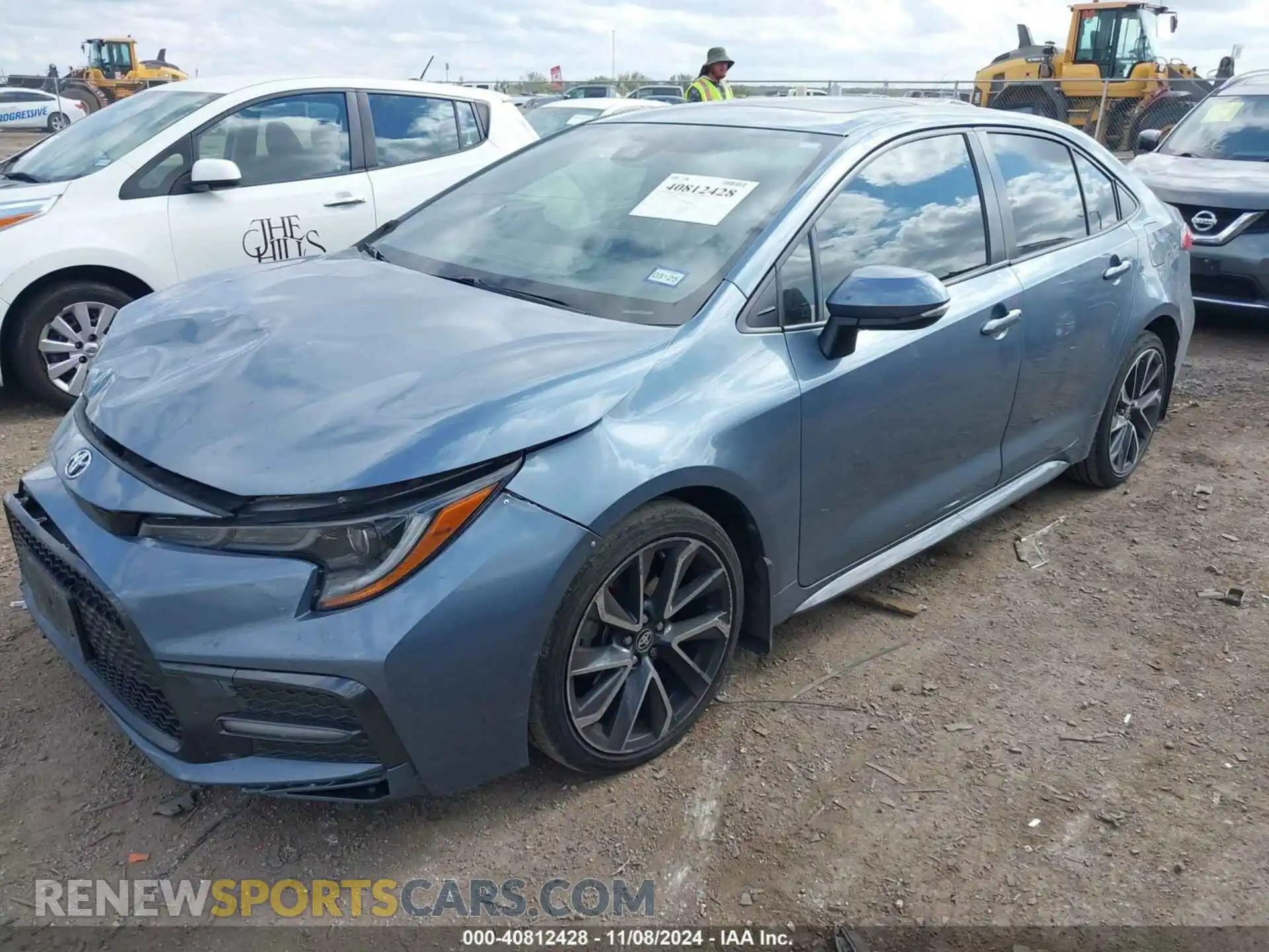 2 Photograph of a damaged car JTDP4RCE1LJ009335 TOYOTA COROLLA 2020