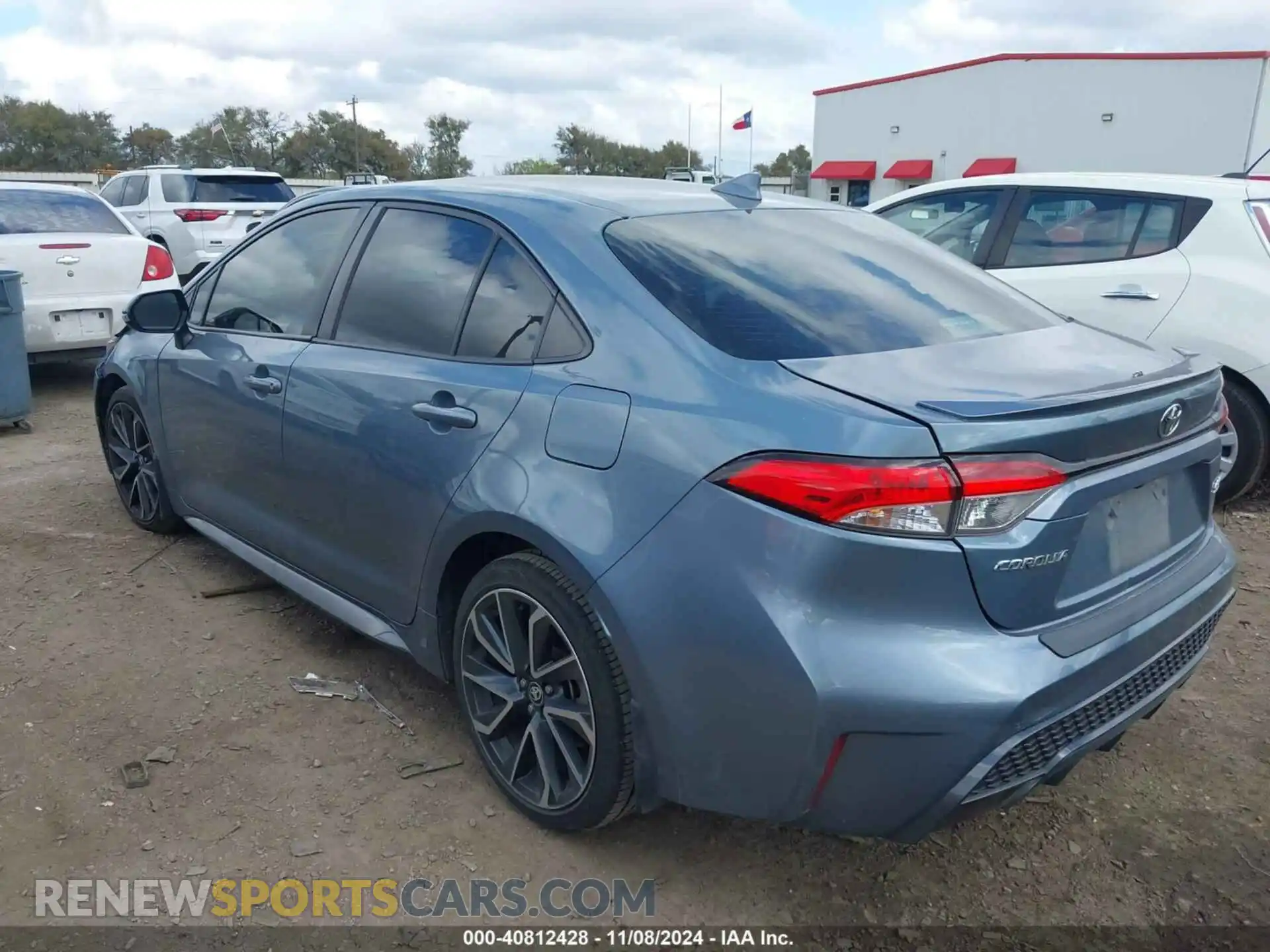3 Photograph of a damaged car JTDP4RCE1LJ009335 TOYOTA COROLLA 2020