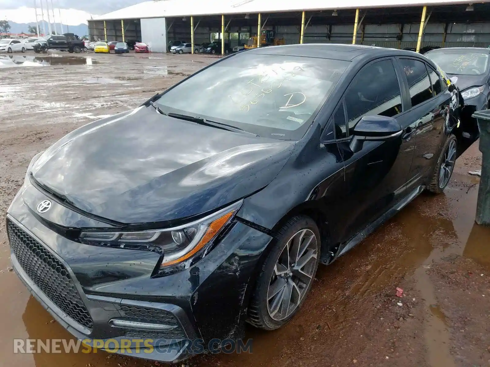 2 Photograph of a damaged car JTDP4RCE1LJ013790 TOYOTA COROLLA 2020