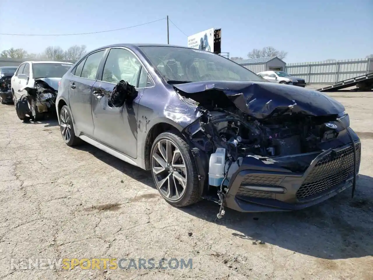 1 Photograph of a damaged car JTDP4RCE1LJ017645 TOYOTA COROLLA 2020