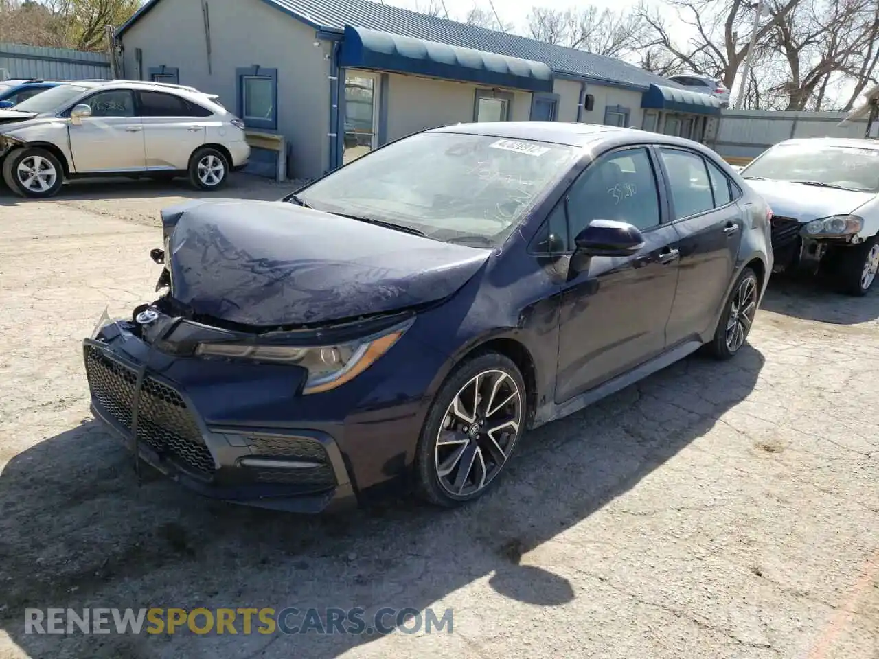 2 Photograph of a damaged car JTDP4RCE1LJ017645 TOYOTA COROLLA 2020