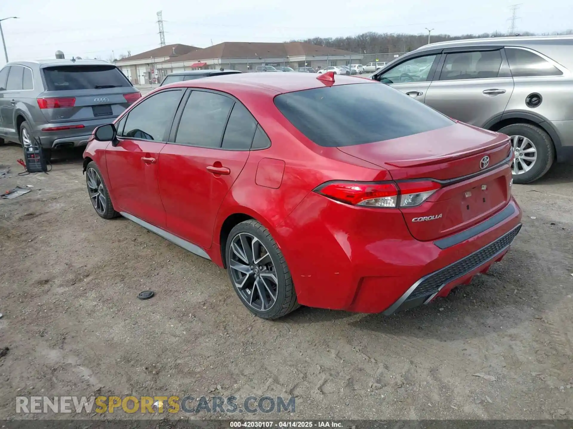 3 Фотография поврежденного автомобиля JTDP4RCE1LJ021517 TOYOTA COROLLA 2020