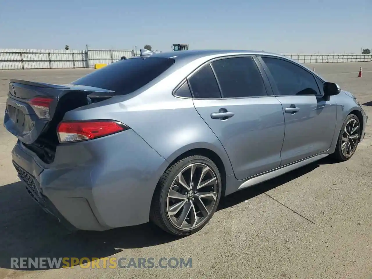 3 Photograph of a damaged car JTDP4RCE1LJ030847 TOYOTA COROLLA 2020