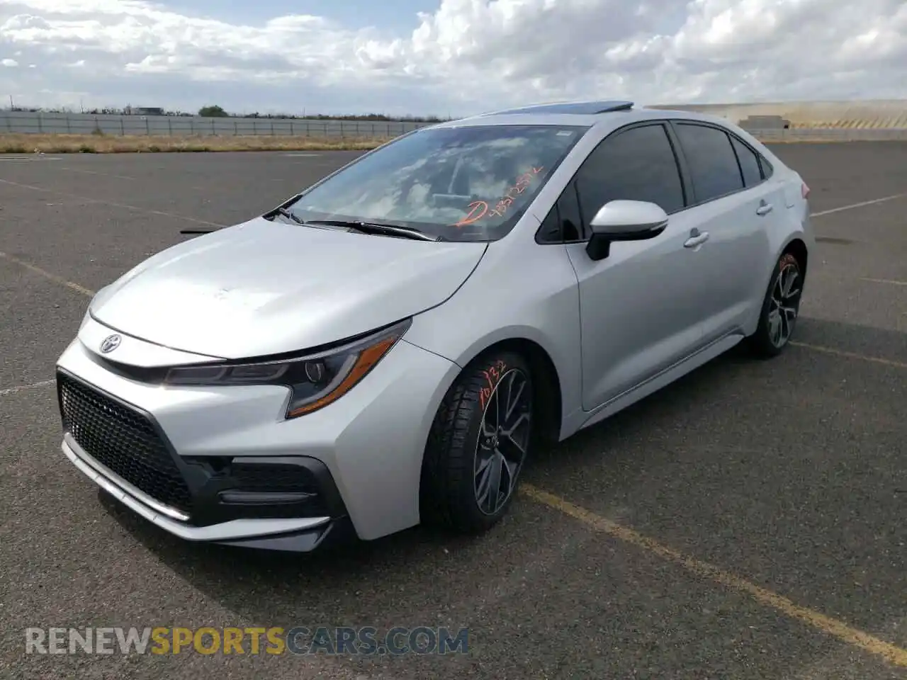 2 Photograph of a damaged car JTDP4RCE1LJ031206 TOYOTA COROLLA 2020