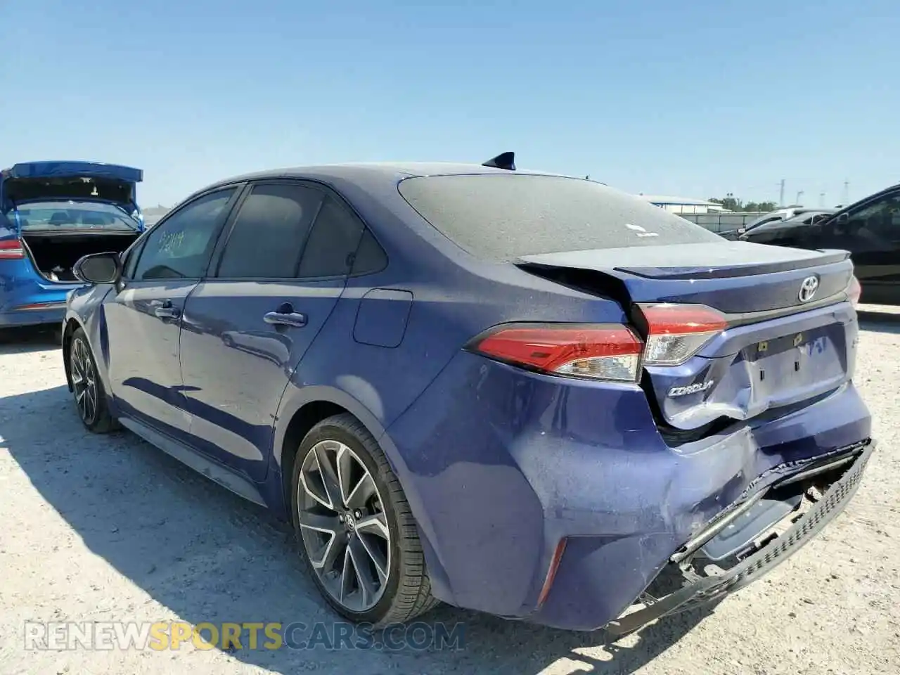 3 Photograph of a damaged car JTDP4RCE1LJ032517 TOYOTA COROLLA 2020