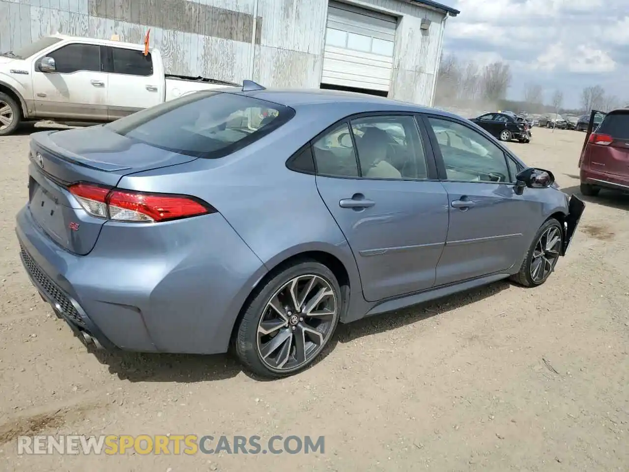 3 Photograph of a damaged car JTDP4RCE1LJ038365 TOYOTA COROLLA 2020