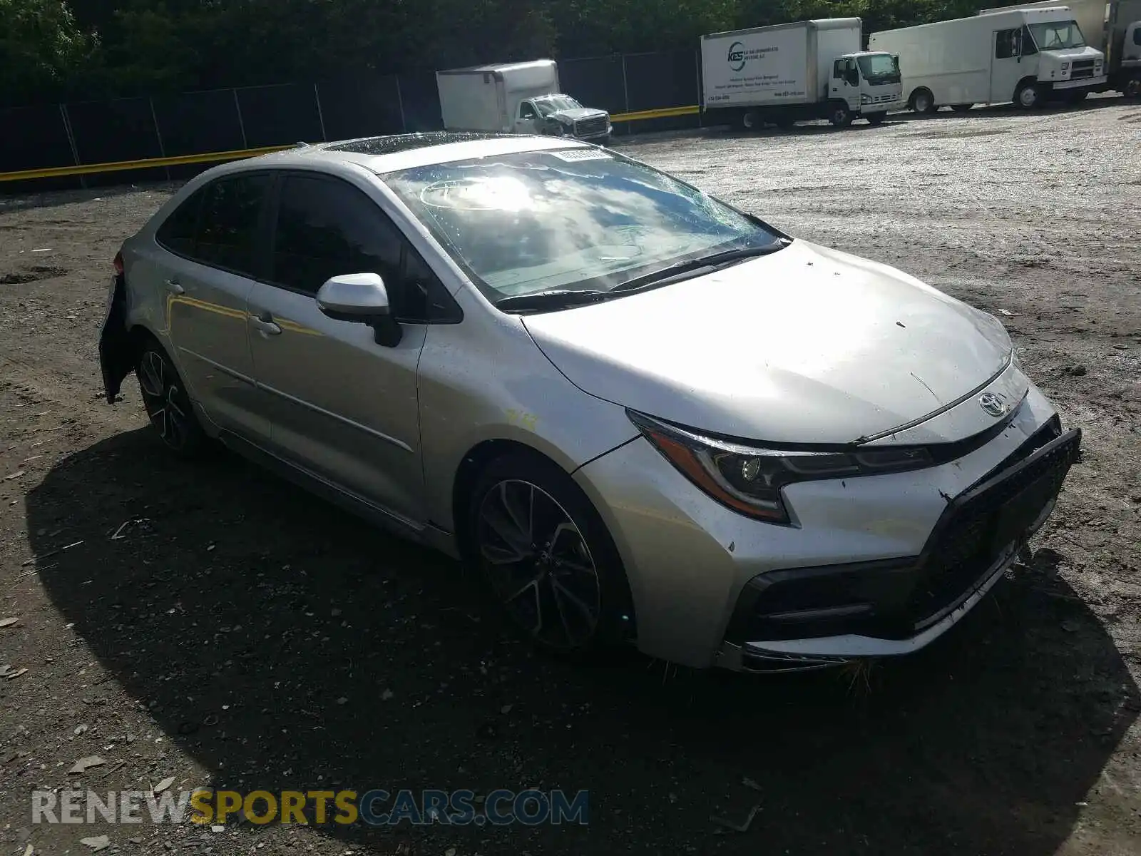 1 Photograph of a damaged car JTDP4RCE1LJ040973 TOYOTA COROLLA 2020